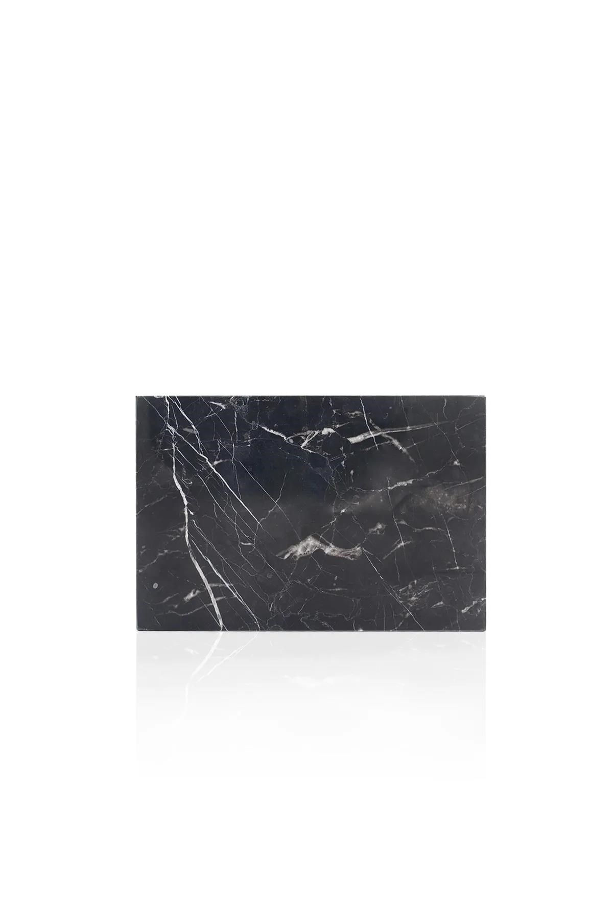 The Mia Marbre Mermer Siyah 30x20 cm Servis MER0022 