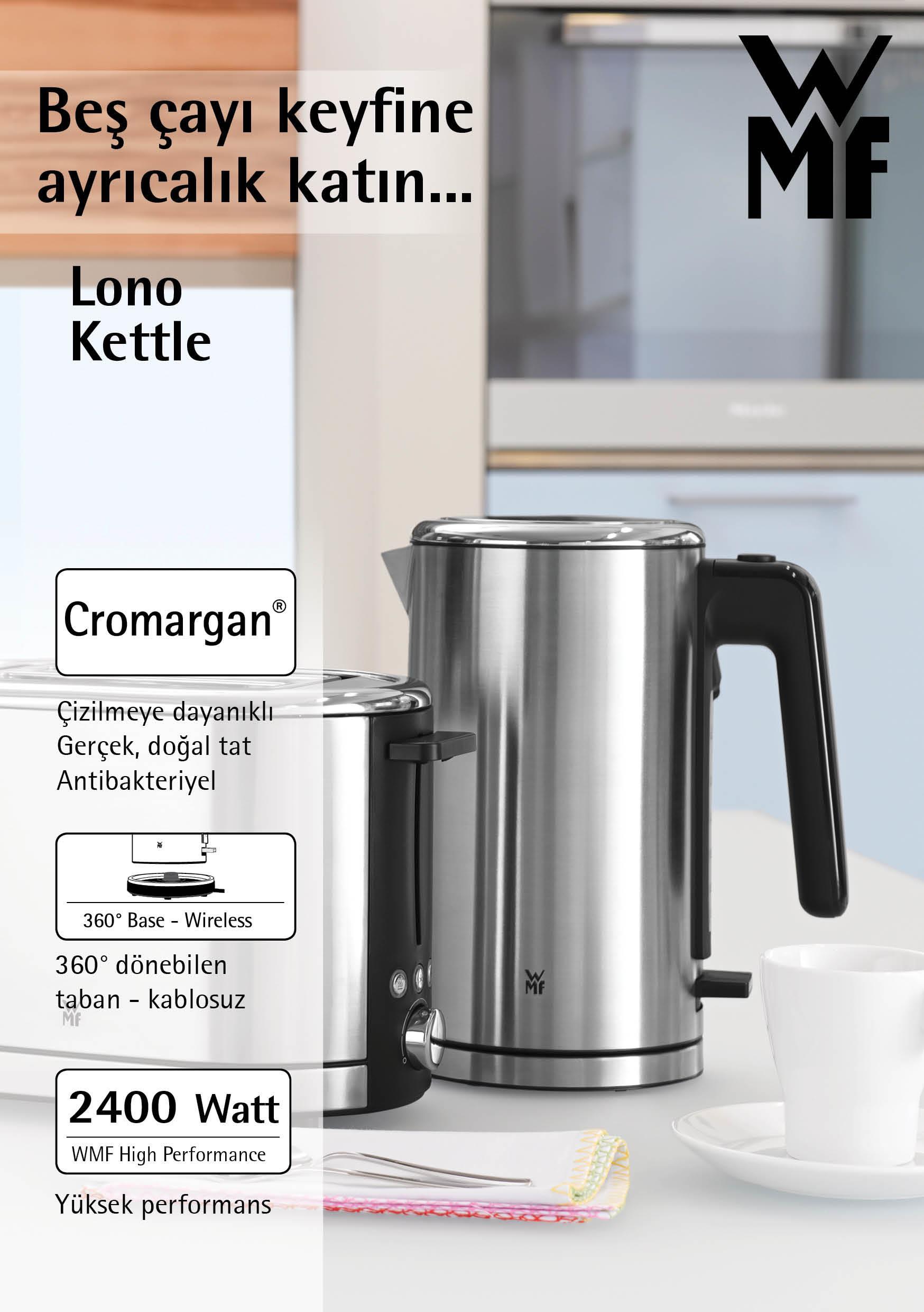 WMF Lono Su Isıtıcısı Kettle 1.6 Litre 413130011 