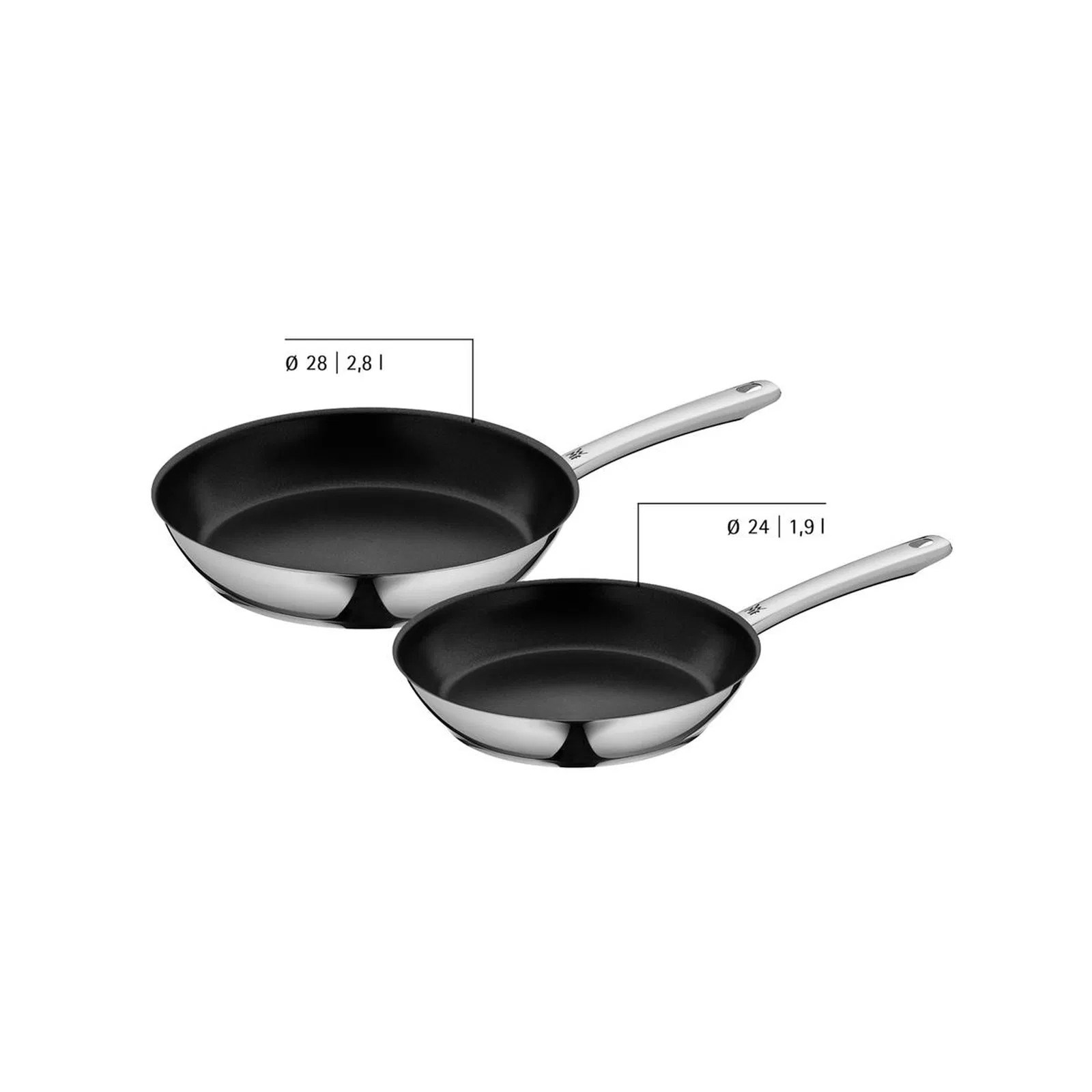 WMF Nordic Profi 2'li Tava Seti 24+28 Cm 3201113738 
