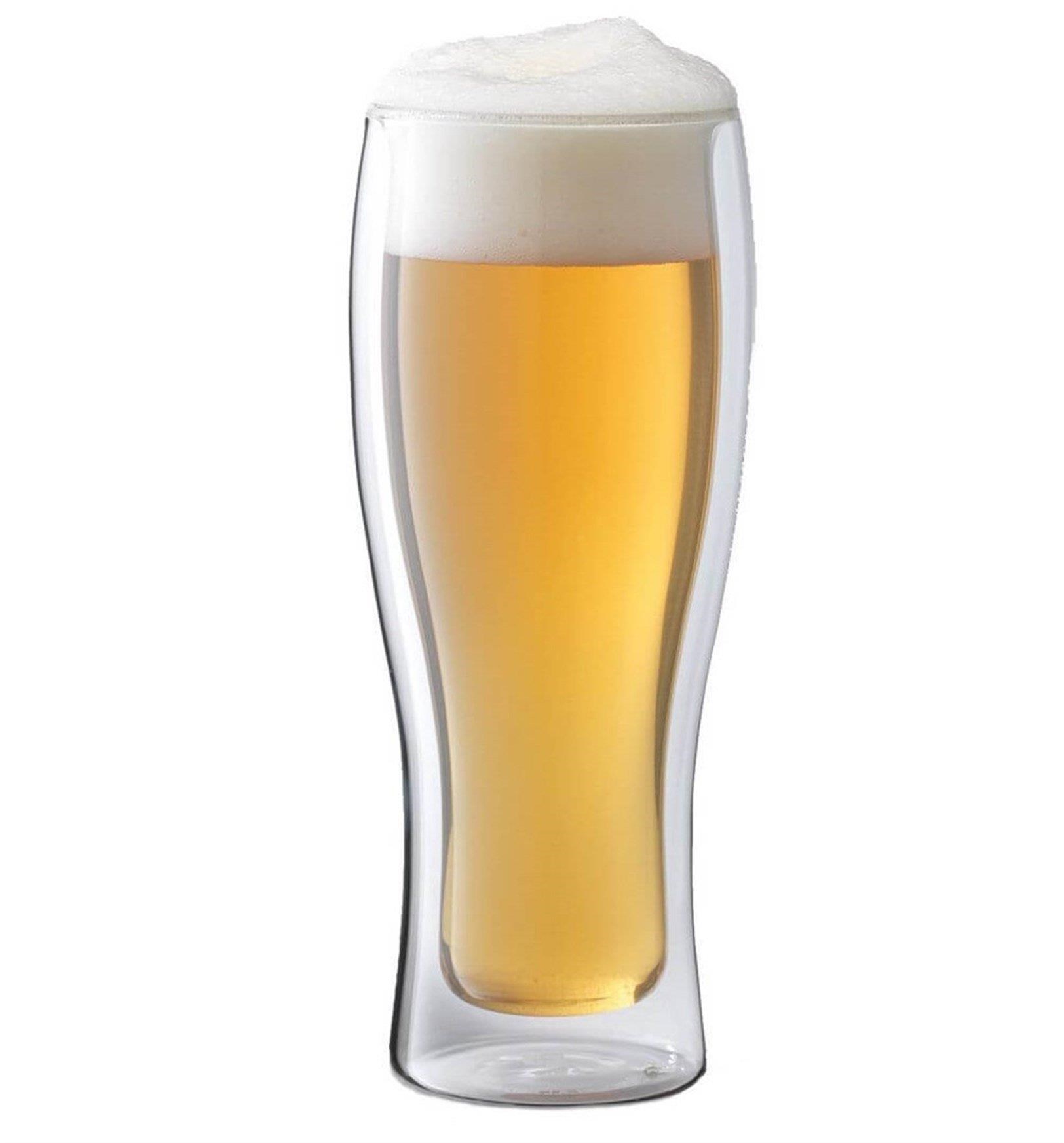 Zwilling 395002140 Çift Camlı 2'li Bira Bardağı 