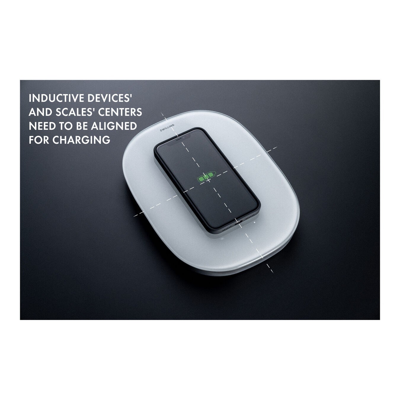 Zwilling 531044000 Enfinigy Mutfak Tartısı Beyaz Magsafe Özellikli 