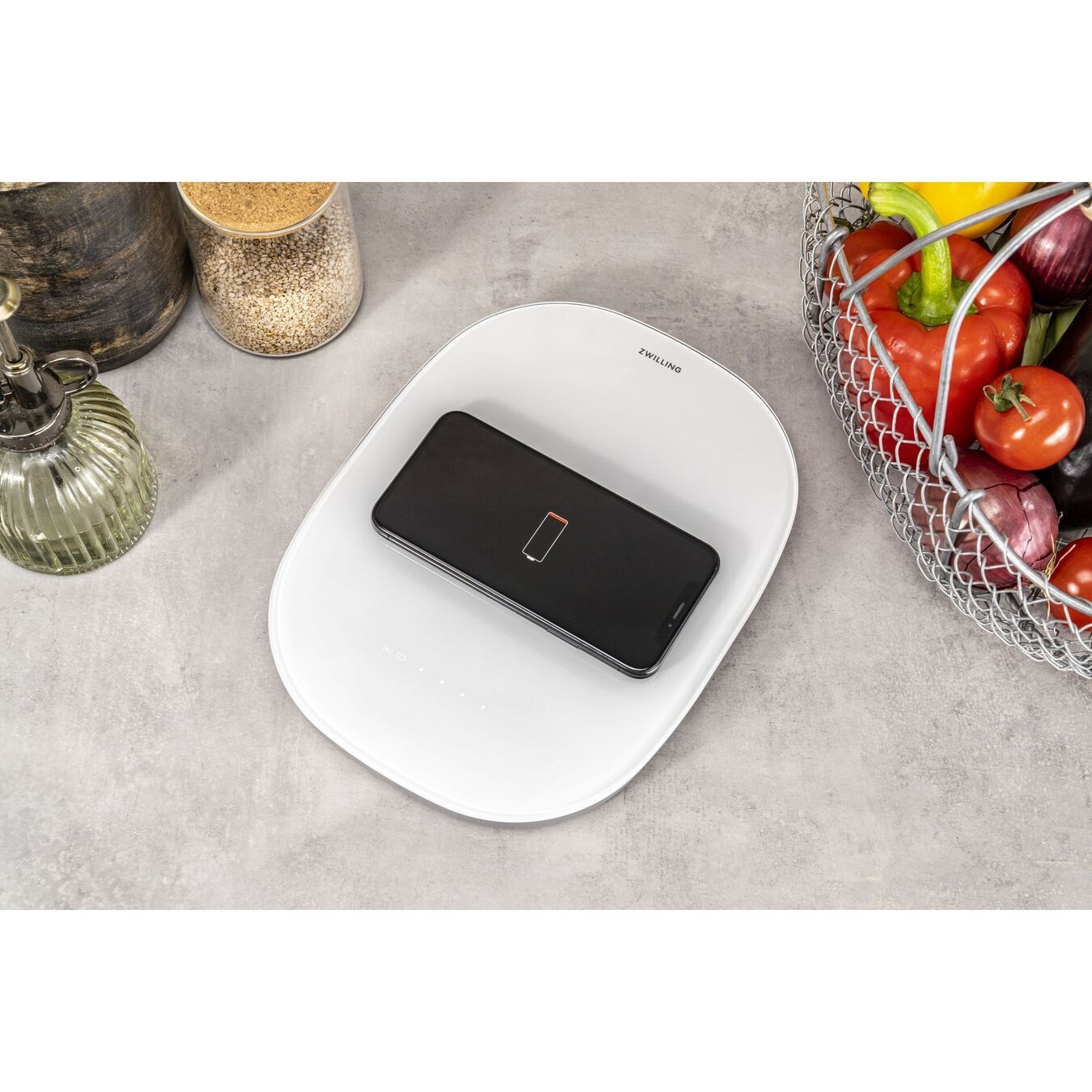 Zwilling 531044000 Enfinigy Mutfak Tartısı Beyaz Magsafe Özellikli 