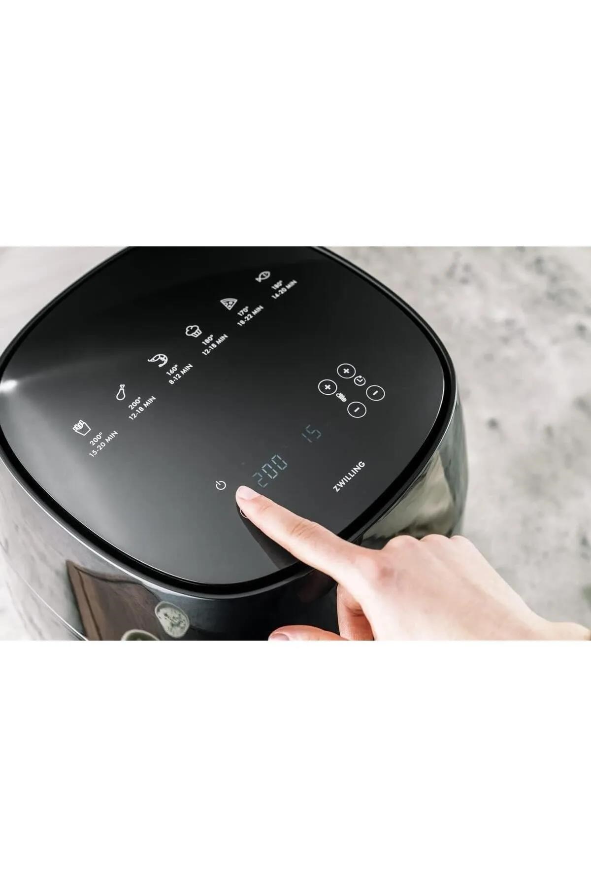 Zwilling Airfry Yağsız Kızartma Makinesi 4 Litre Siyah 
