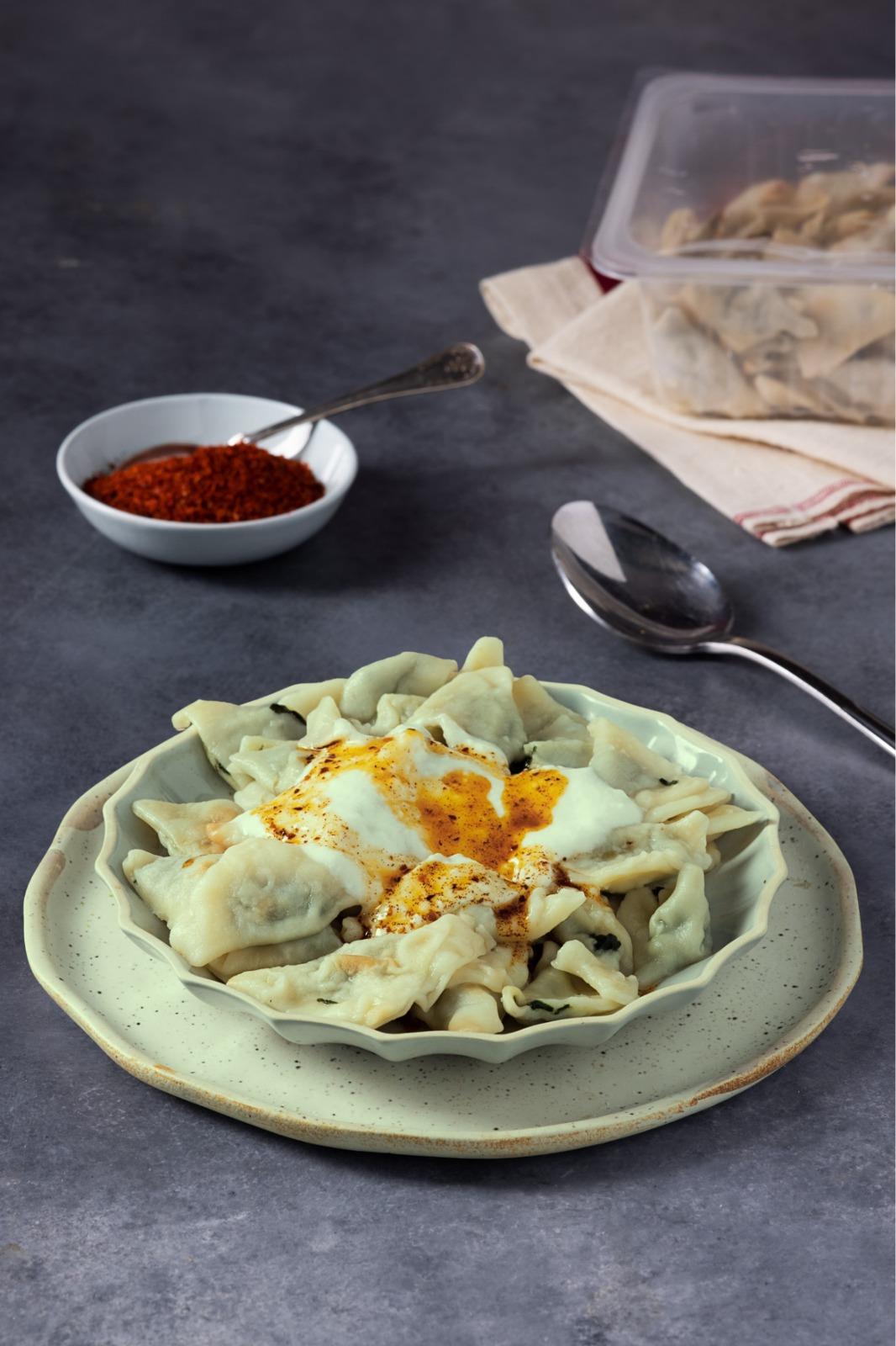 Özel El Yapımı Sinop Ispanaklı  Mantı : 500 gr