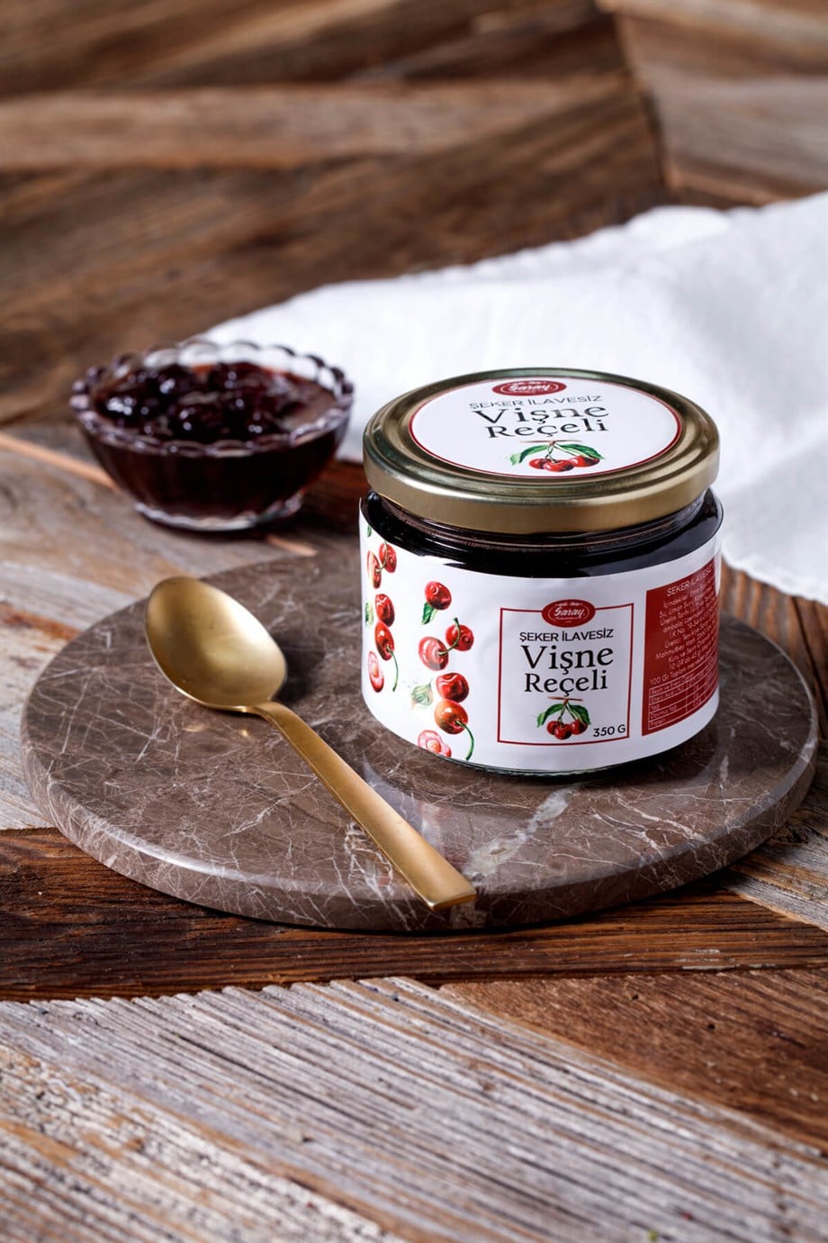 Şeker İlavesiz Vişne  Reçeli 350 gr.