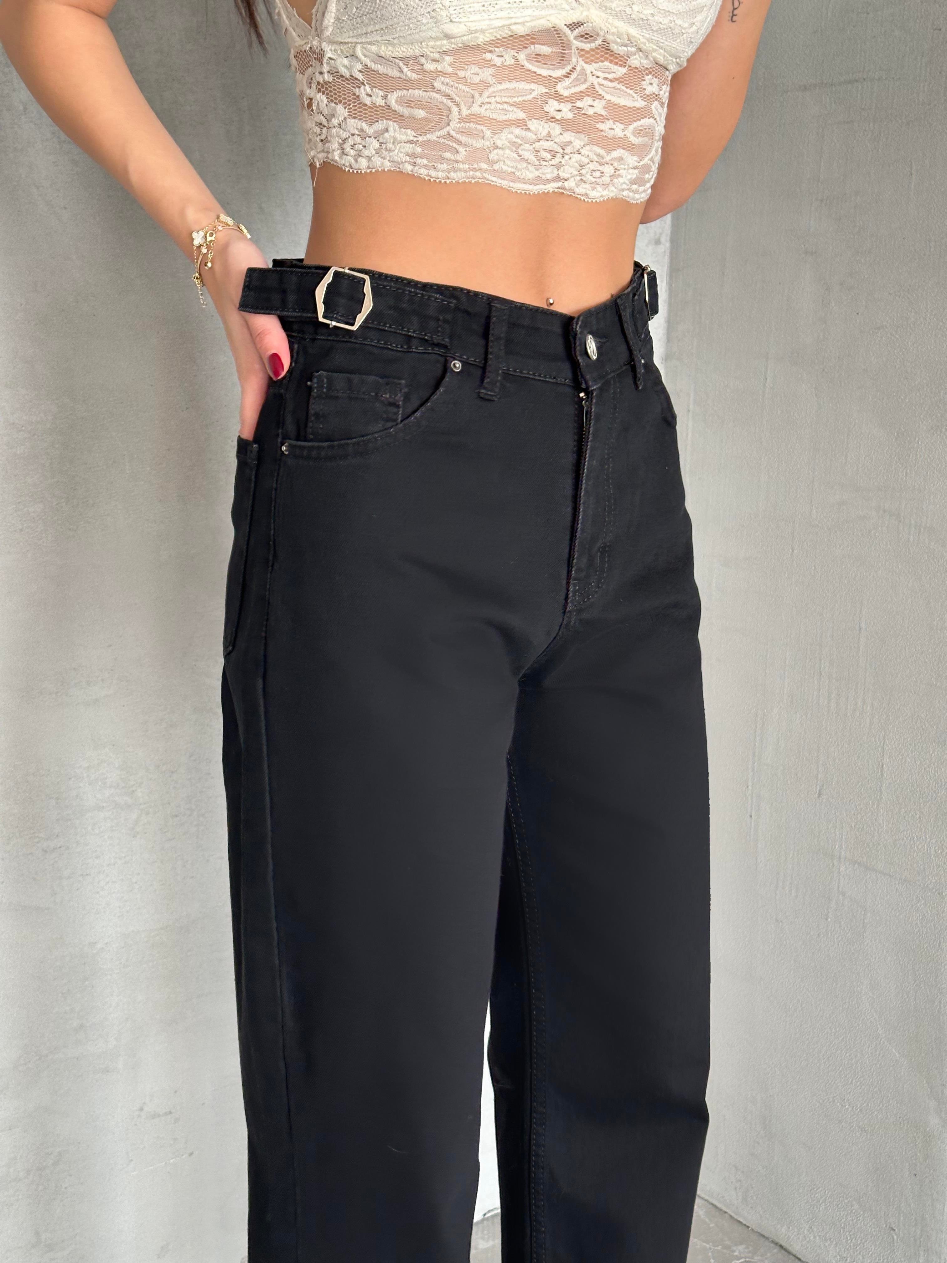 Palazzo Çift Toka Detaylı Pantolon