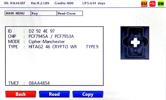 IEABMR105+IEA BMW (3-5-X) SERIES HITAG2 868MHZ SMART