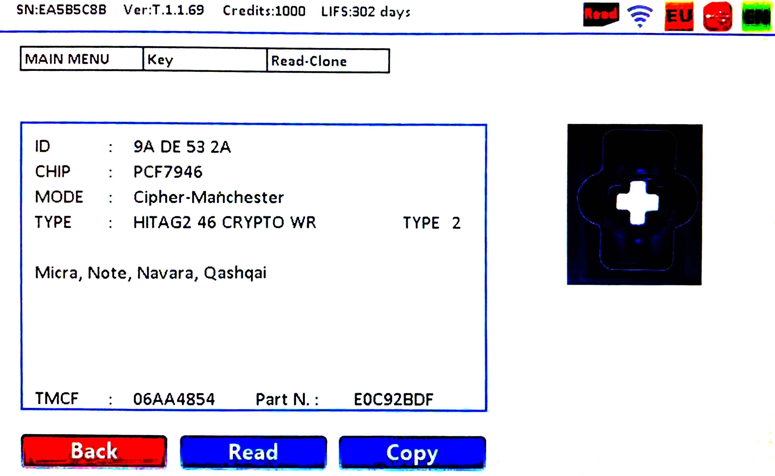 IEANIB110EAFTERMARKET (IEA) 2 BT 433MHZ