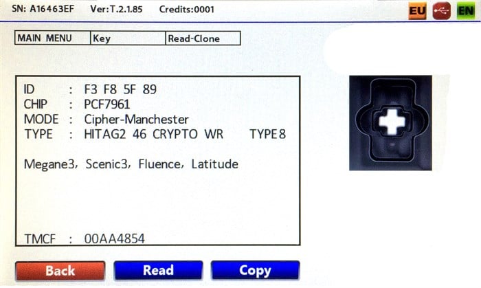 IEAZ46-01IEA MADE PCB TRANSPONDER FOR 46