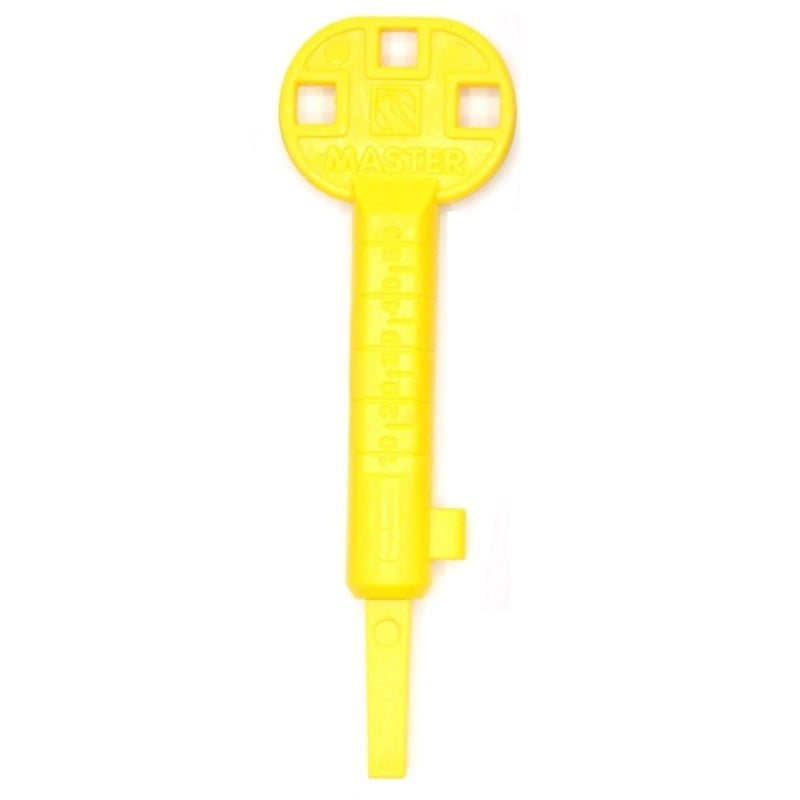 Locksmith ToolsBAB-17YPlastic Cylinder Cam Turning Key Yellow