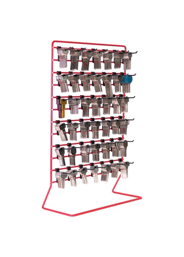 Locksmith ToolsMKS-50KCounter Top Key Stand Red - 35x55cm