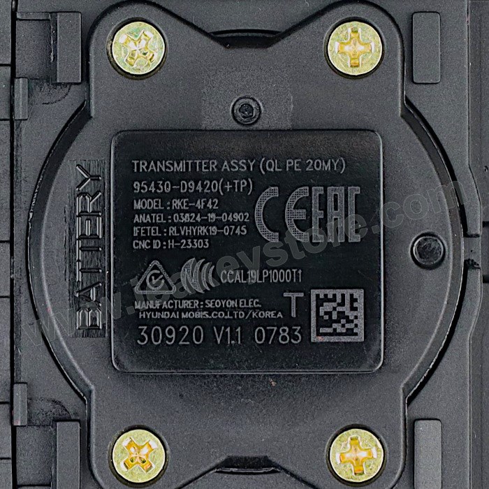 OEMKIR110ORJ. KIA SPORTAGE 3BT 4D 60 BIT 434MHZ NEW FLIP REMOTE