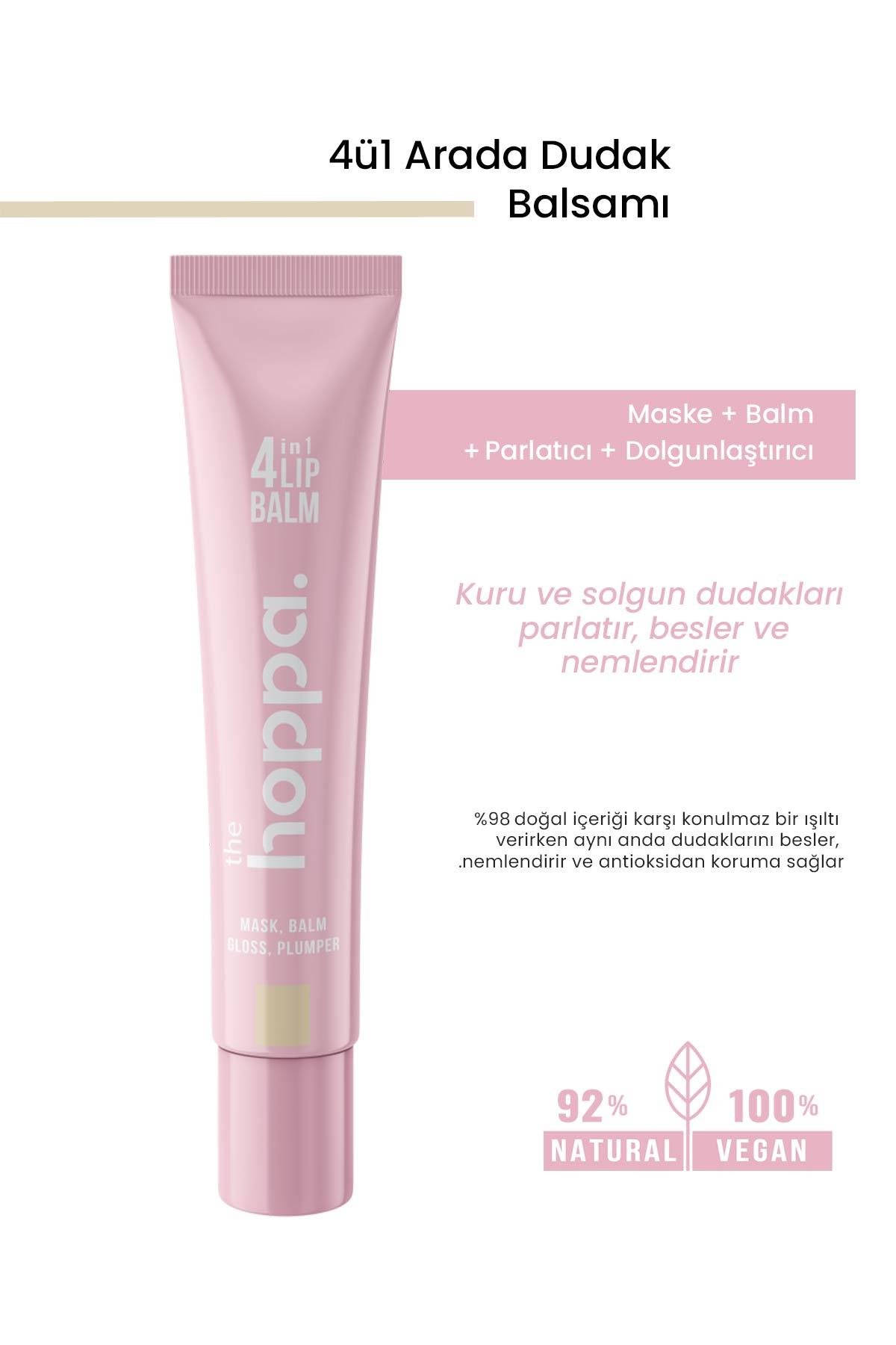4ü1 Arada Dudak Balsamı Cupuaçu Yağı+ Mango Yağı+ Avokado Yağı+Jojoba Yağı + F Vitamini 9 ML