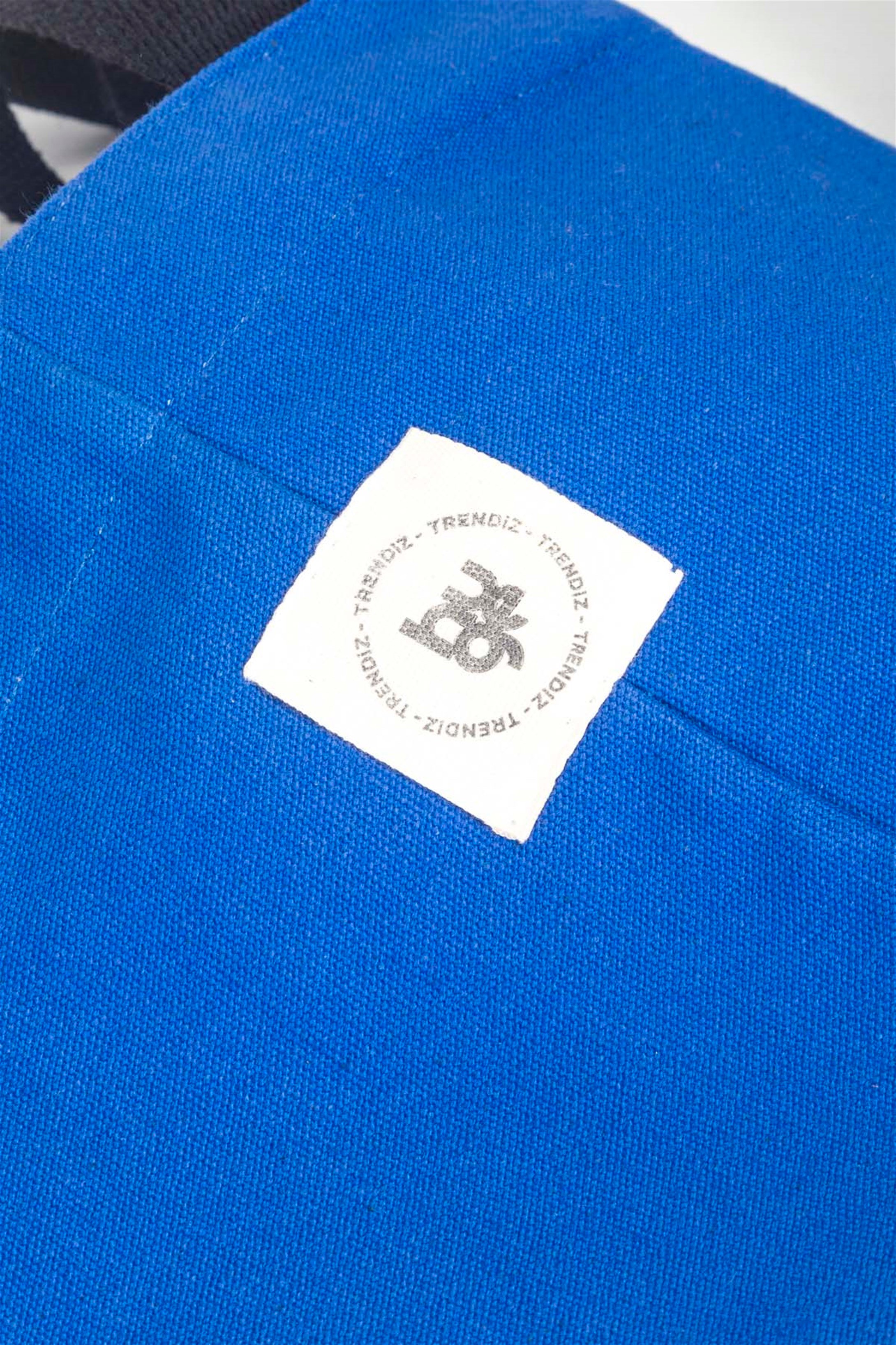 Huge Element x Trendiz Mavi Kanvas Medium Plus Çanta