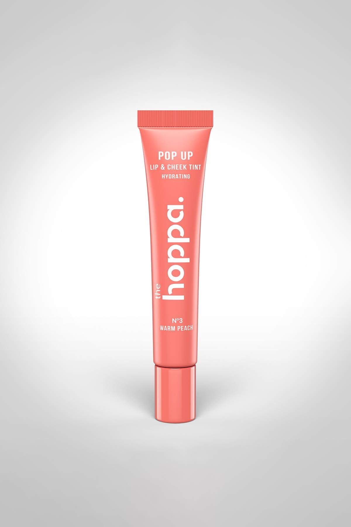 Mat ve Kalıcı Dudak/Yanak Renklendiricisi - Warm Peach Shea Yağı + Jojoba Yağı+Hyaluronik Asit + Squalane+ Palmitoyl Tripeptide-1 - 10 ML