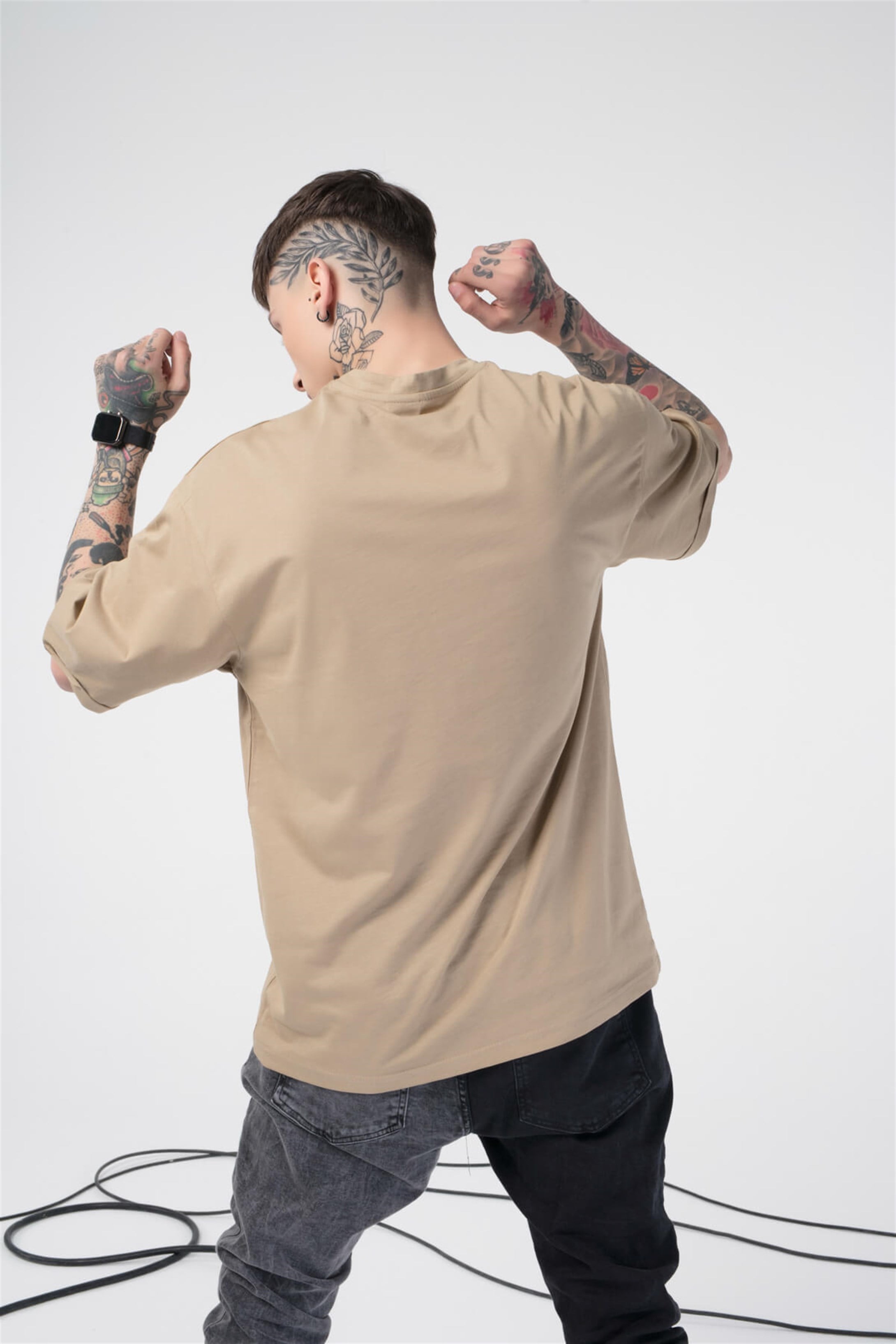 The Champ İnto Unisex Tshirt Bej