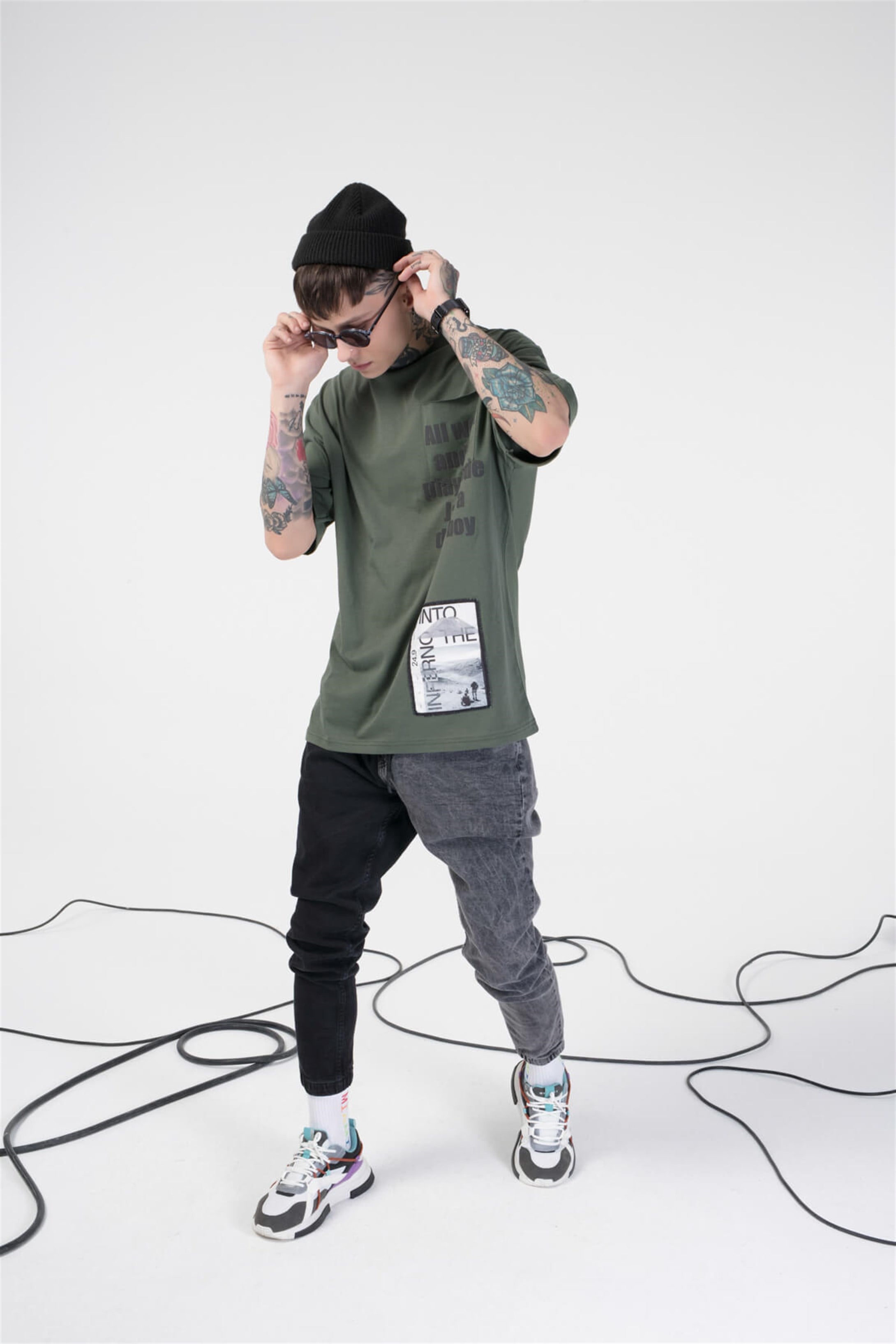 The Champ İnto Unisex Tshirt Haki