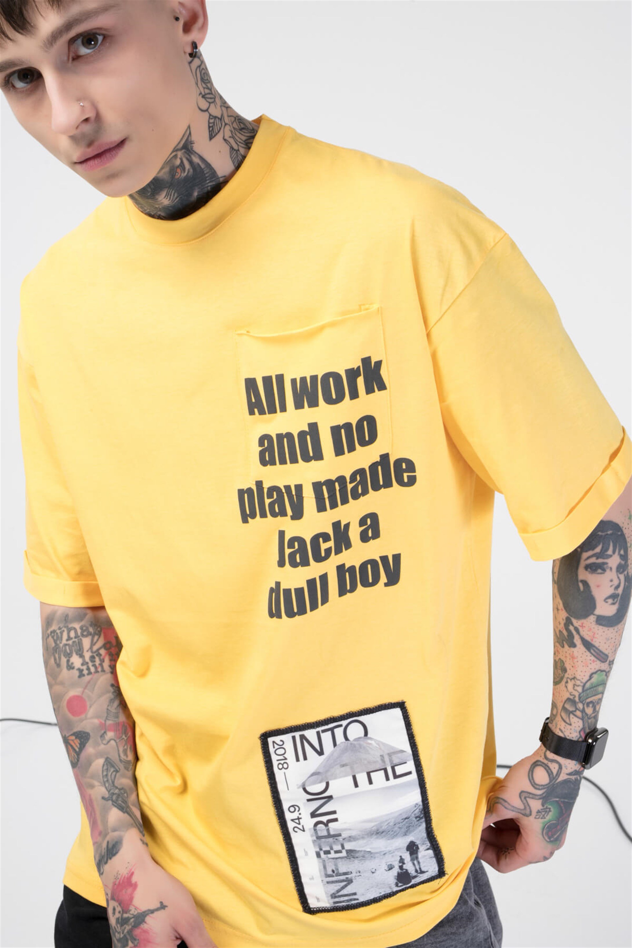 The Champ İnto Unisex Tshirt Sarı