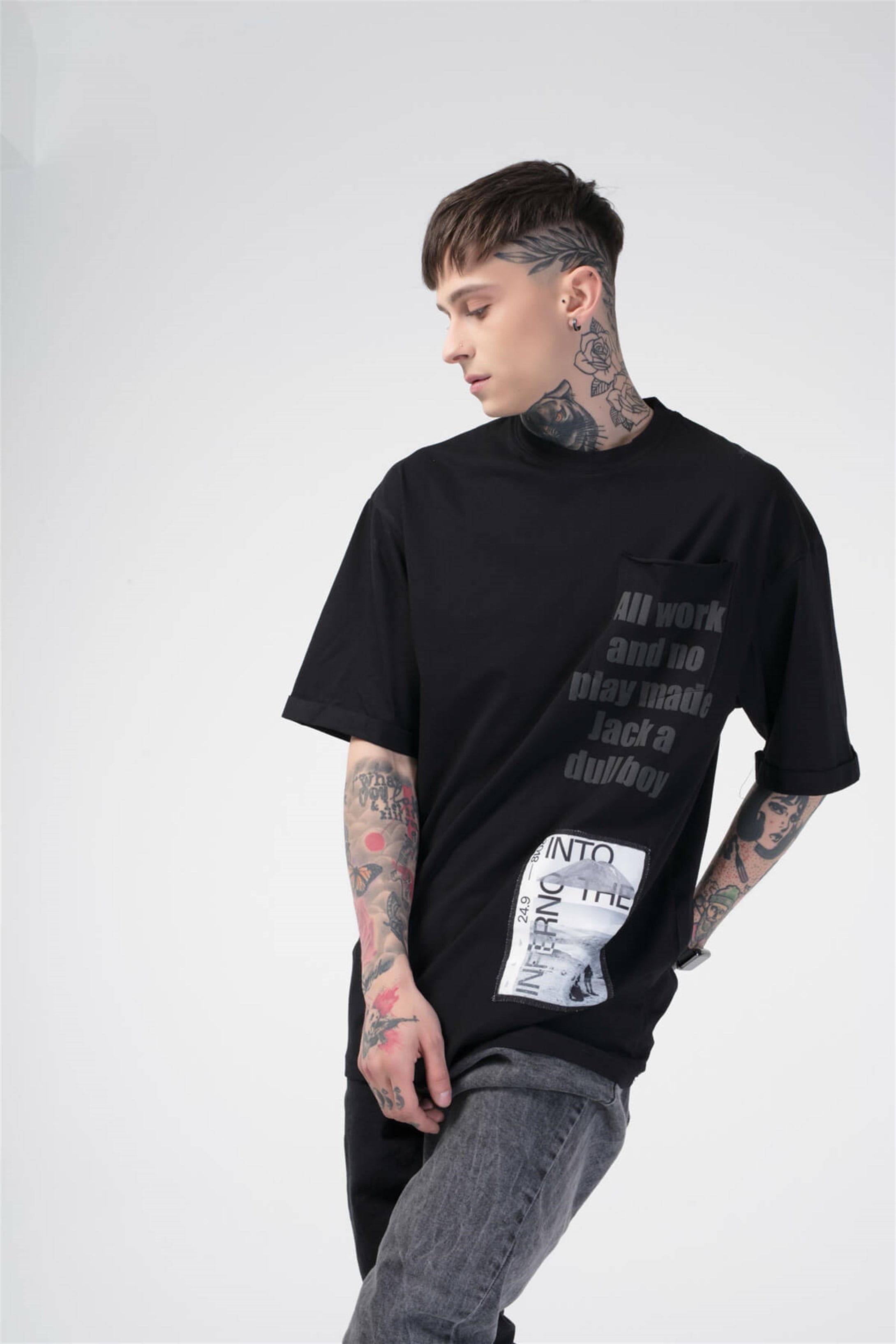 The Champ İnto Unisex Tshirt Siyah