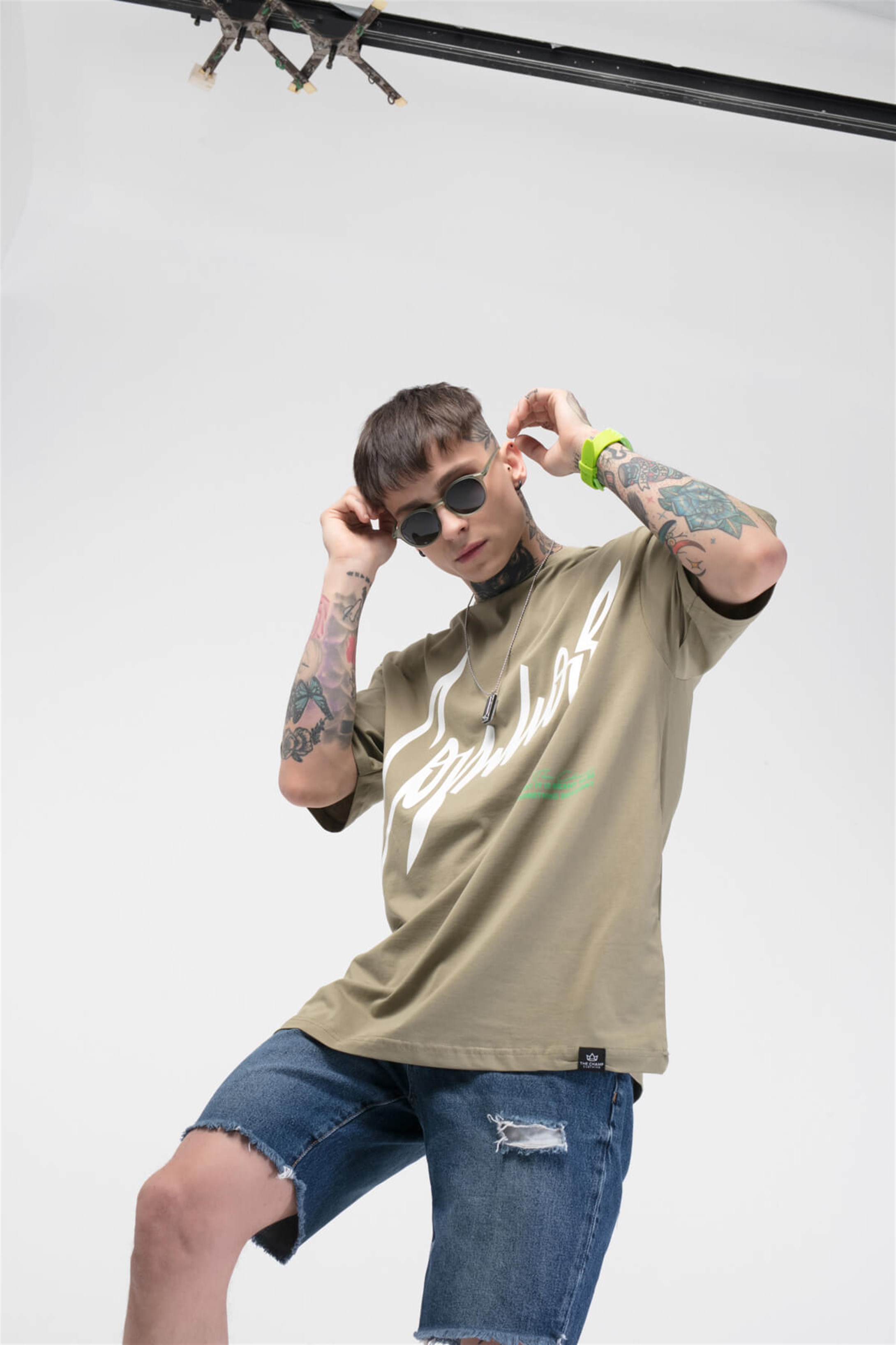 The Champ Keep Unisex Tshirt Haki