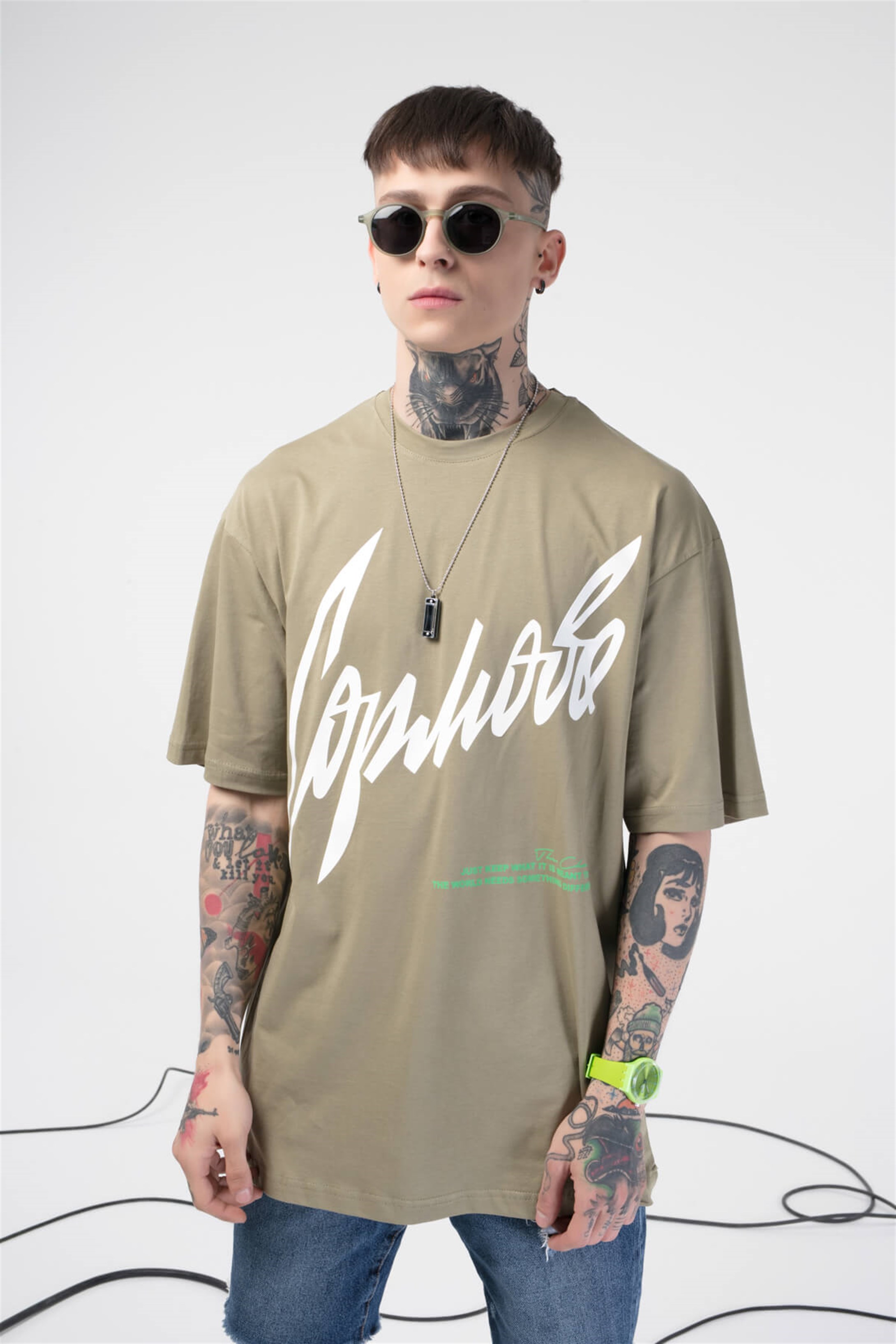 The Champ Keep Unisex Tshirt Haki