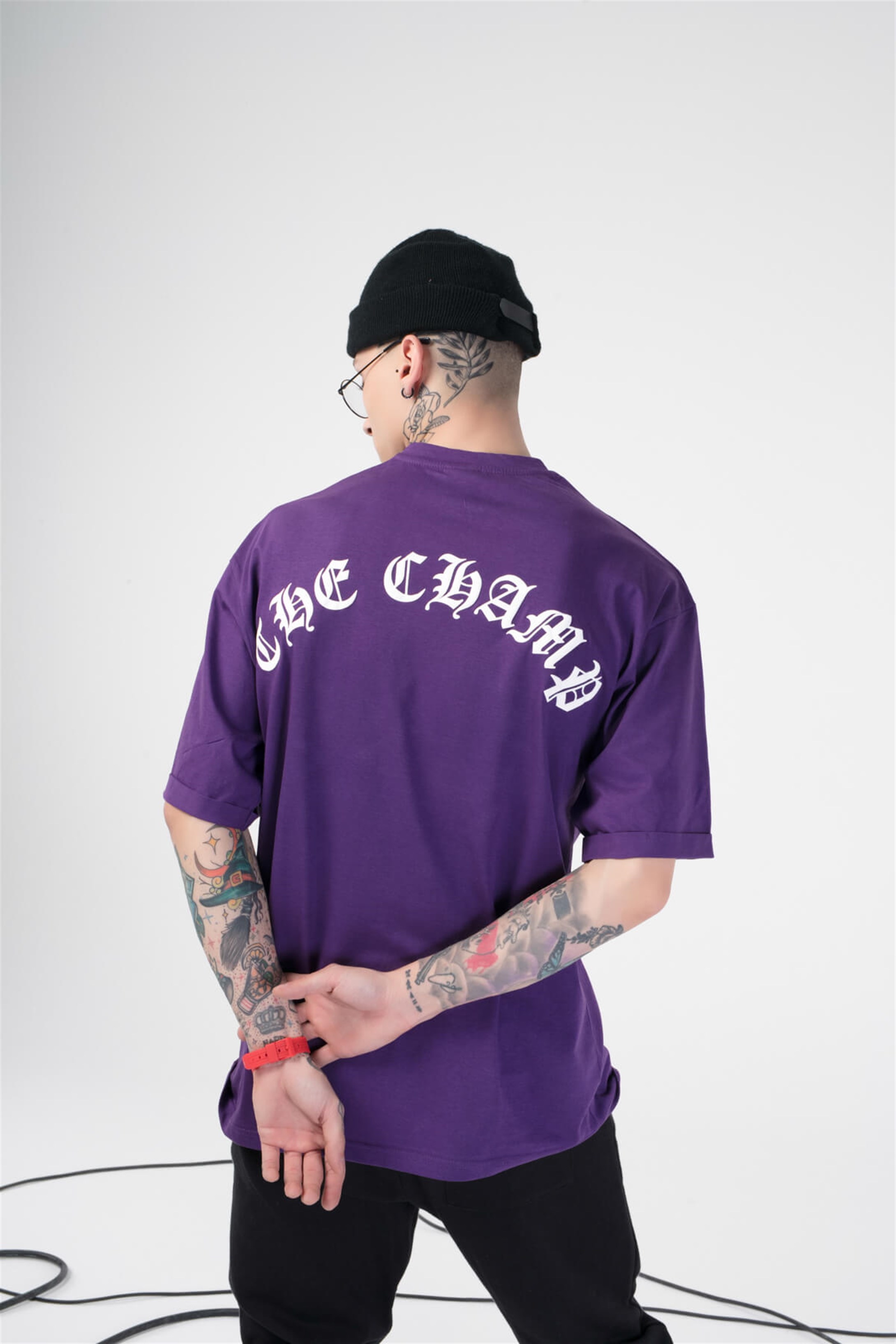 The Champ Paint Bear Unisex Tshirt Mor