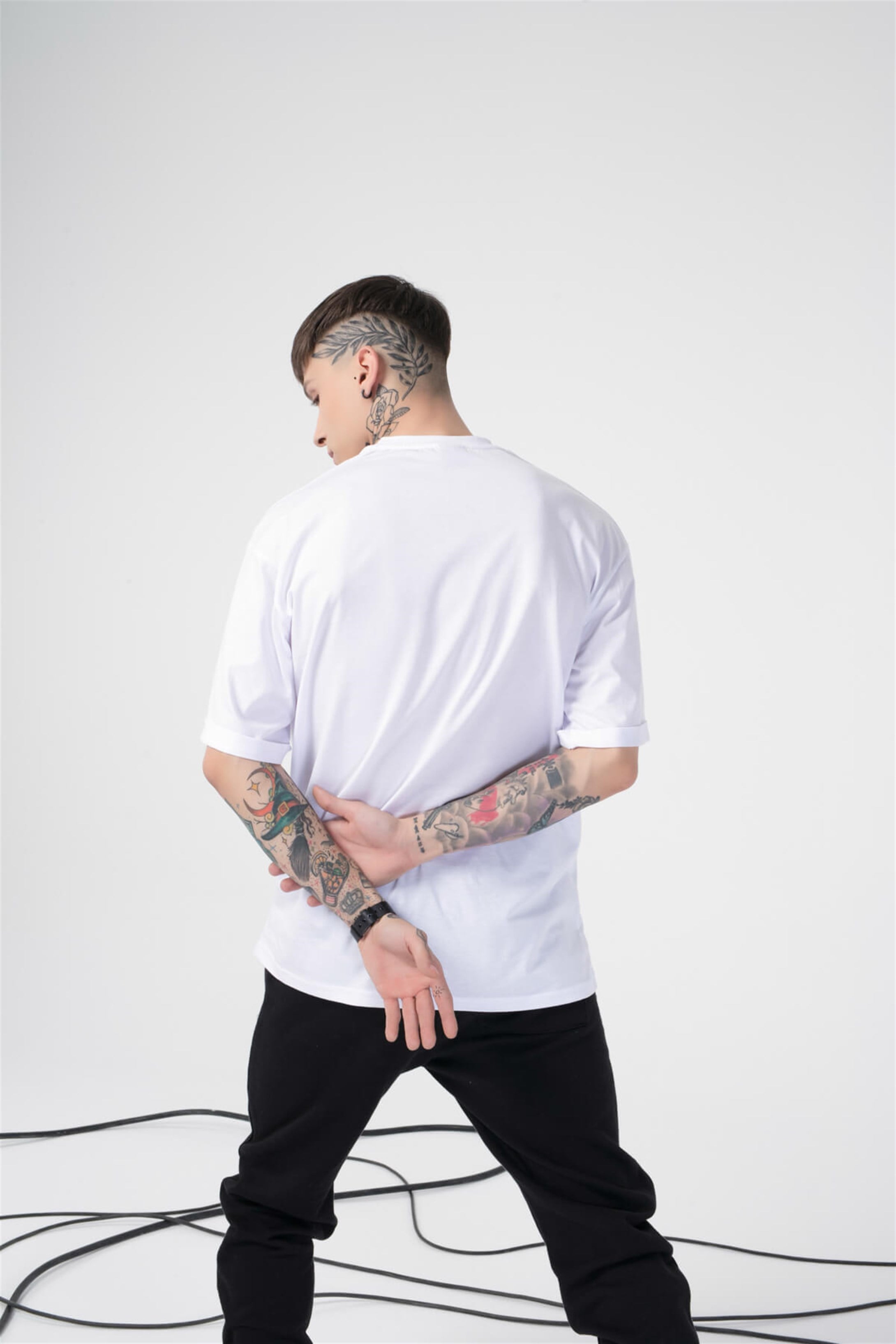 The Champ Paint Unisex Tshirt Beyaz