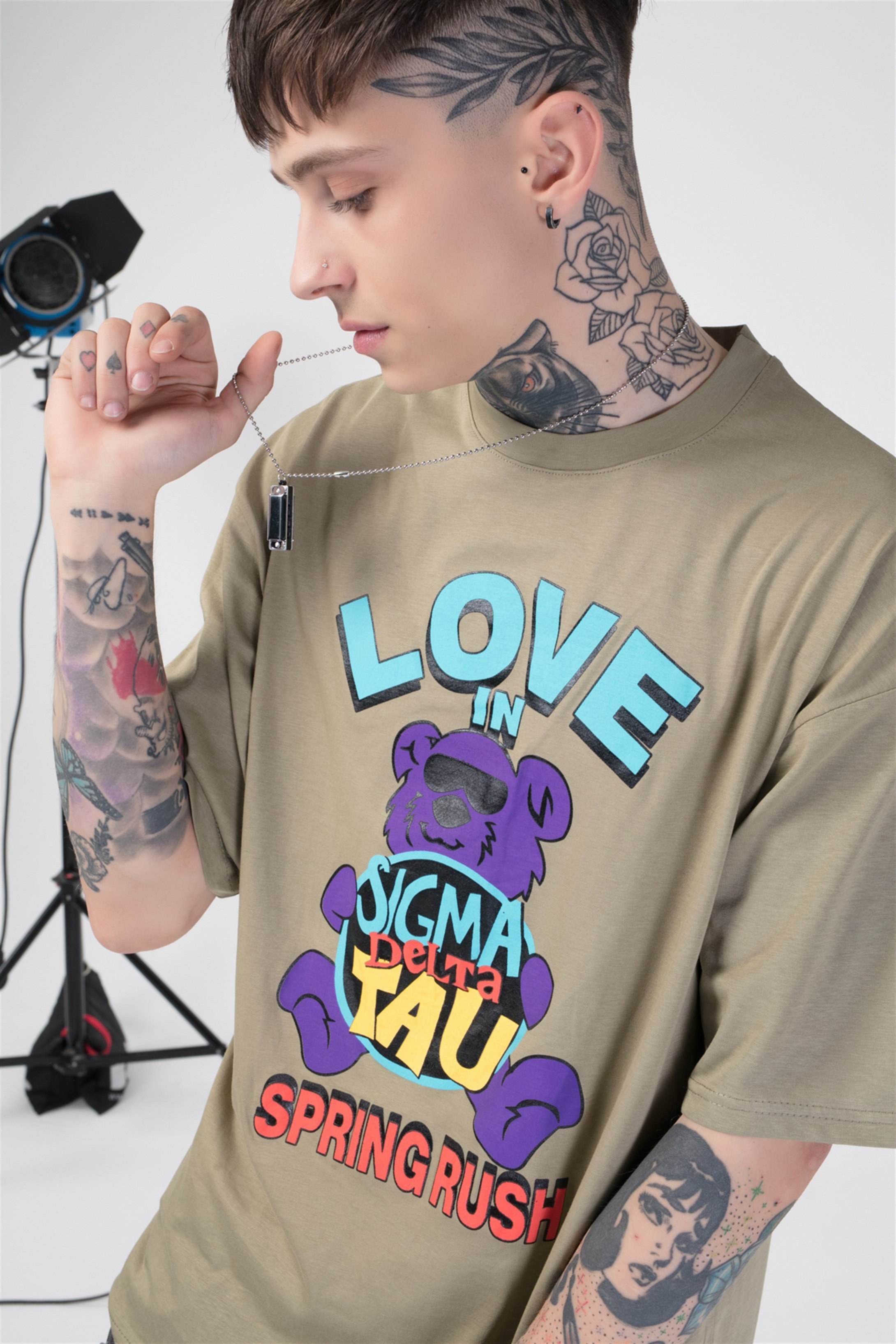 The Champ Spring Rush Unisex Tshirt Haki