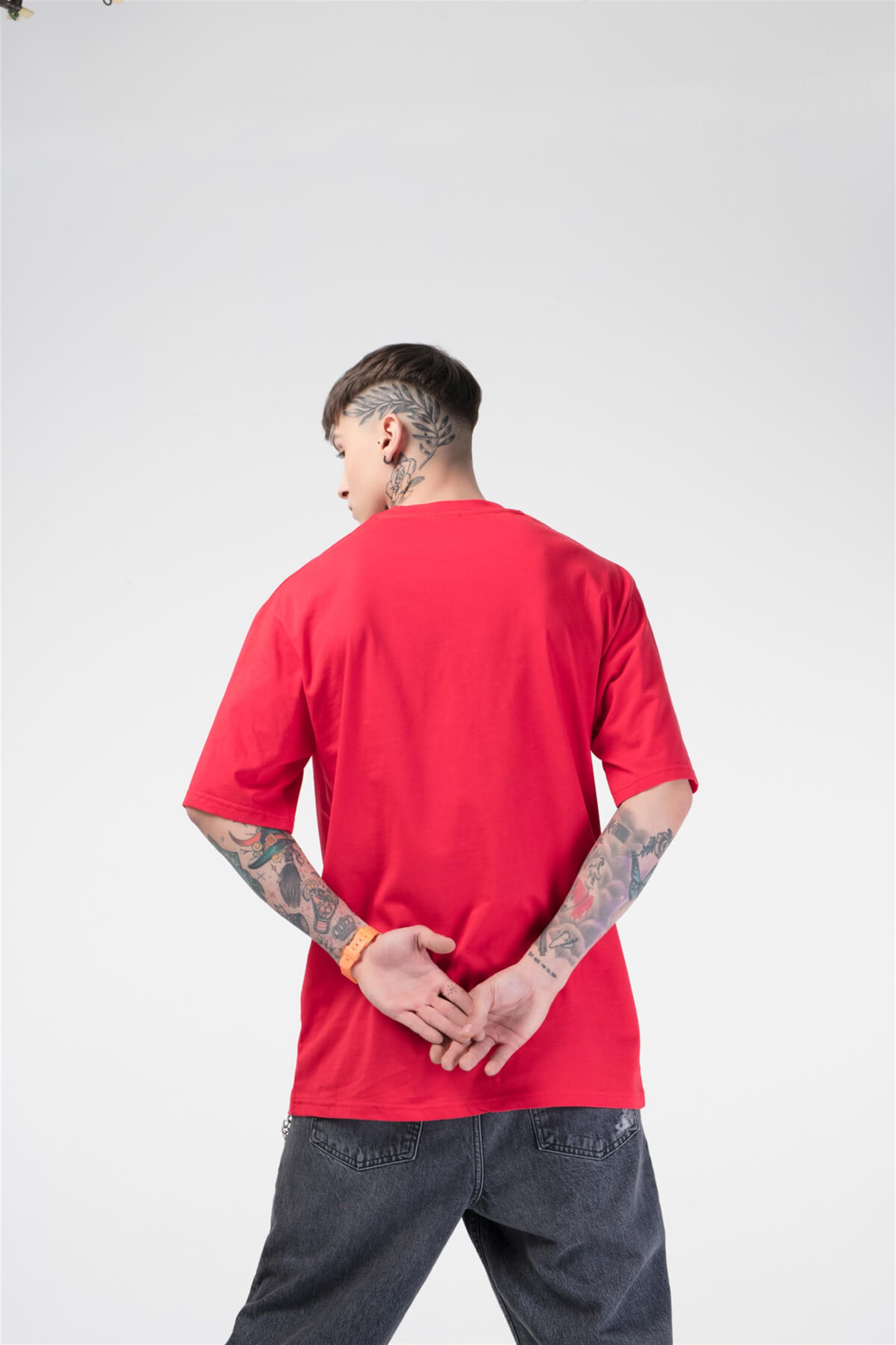 The Champ Tiger Unisex Tshirt Kırmızı