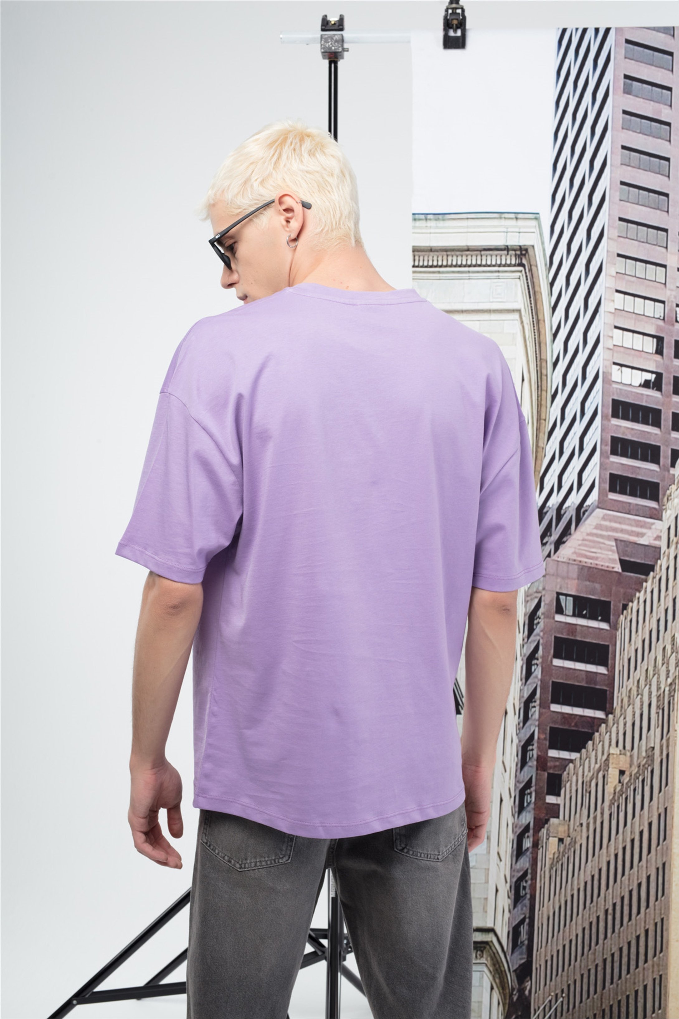 Trendiz Basic Unisex Tshirt Lila