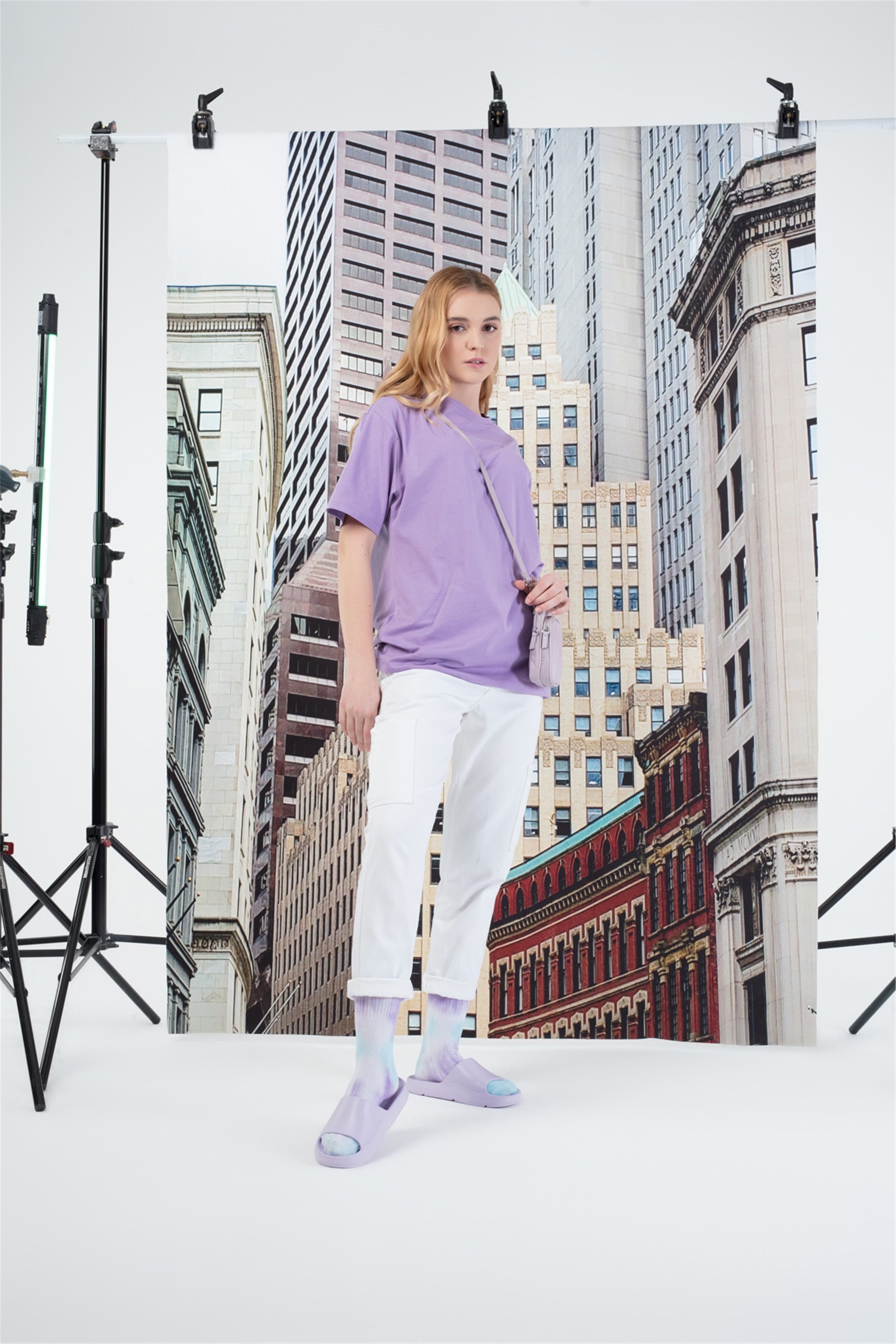 Trendiz Basic Unisex Tshirt Lila