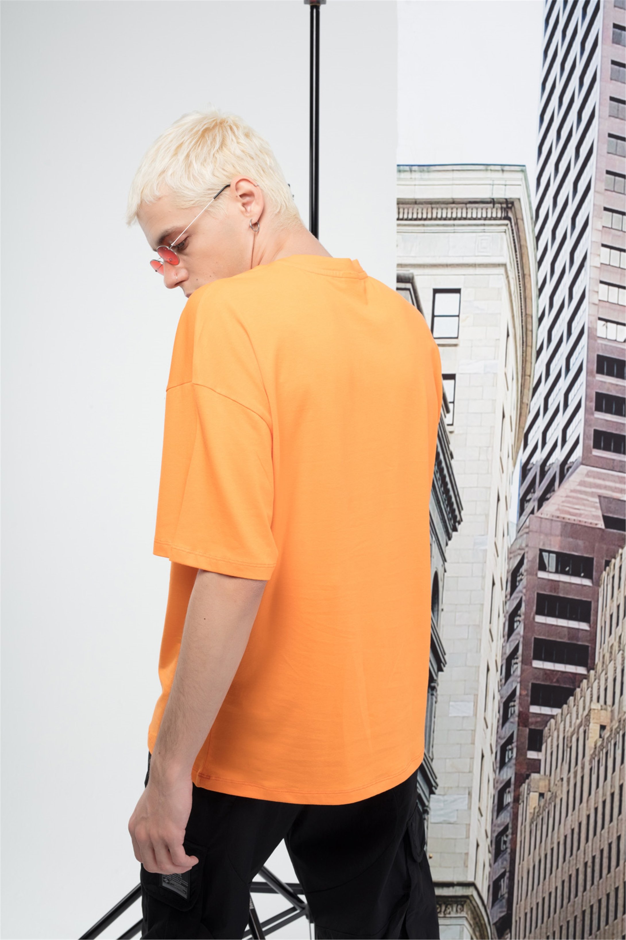 Trendiz Basic Unisex Tshirt Turuncu