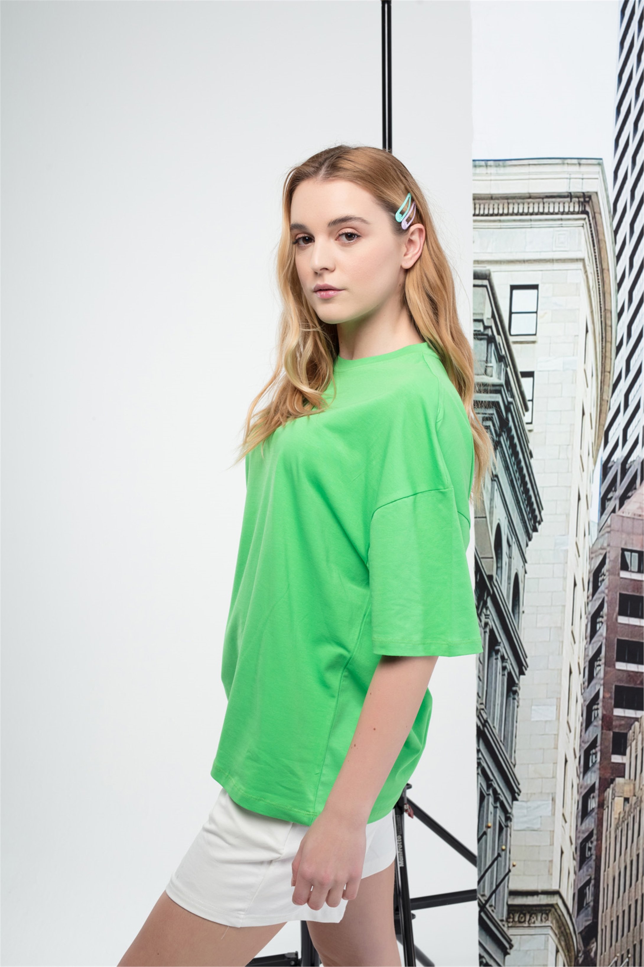 Trendiz Basic Unisex Tshirt Yeşil