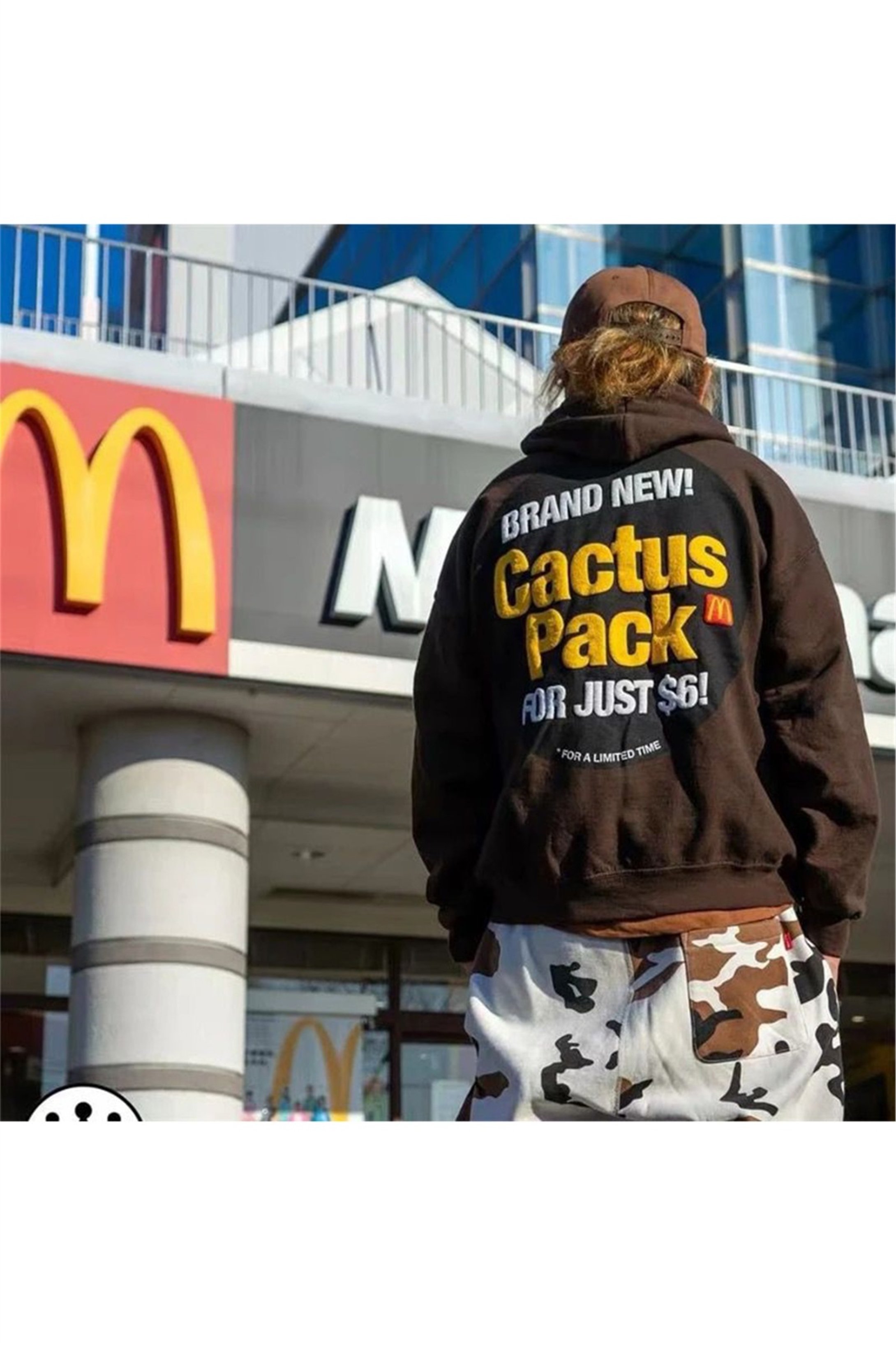 Trendiz Cactüs Pack Kahverengi Unisex Sweatshirt