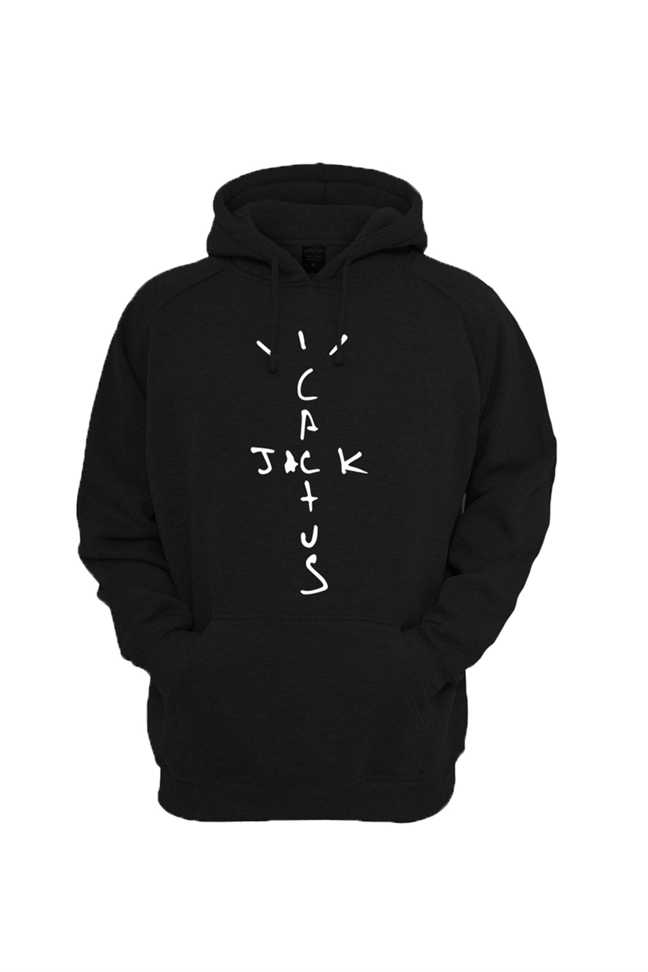 Trendiz Cactus Unisex Hoodie Siyah 111202