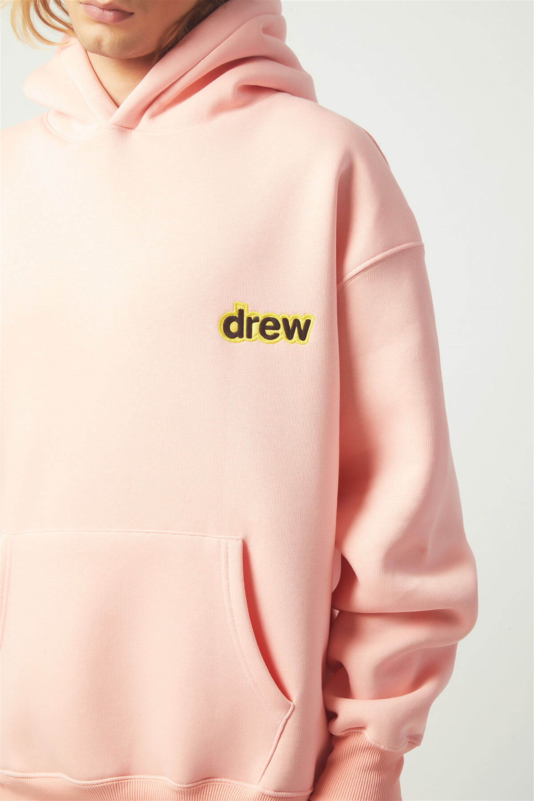 Trendiz Drew Bear Oversıze Sweatshirt Acık Pembe TR30009