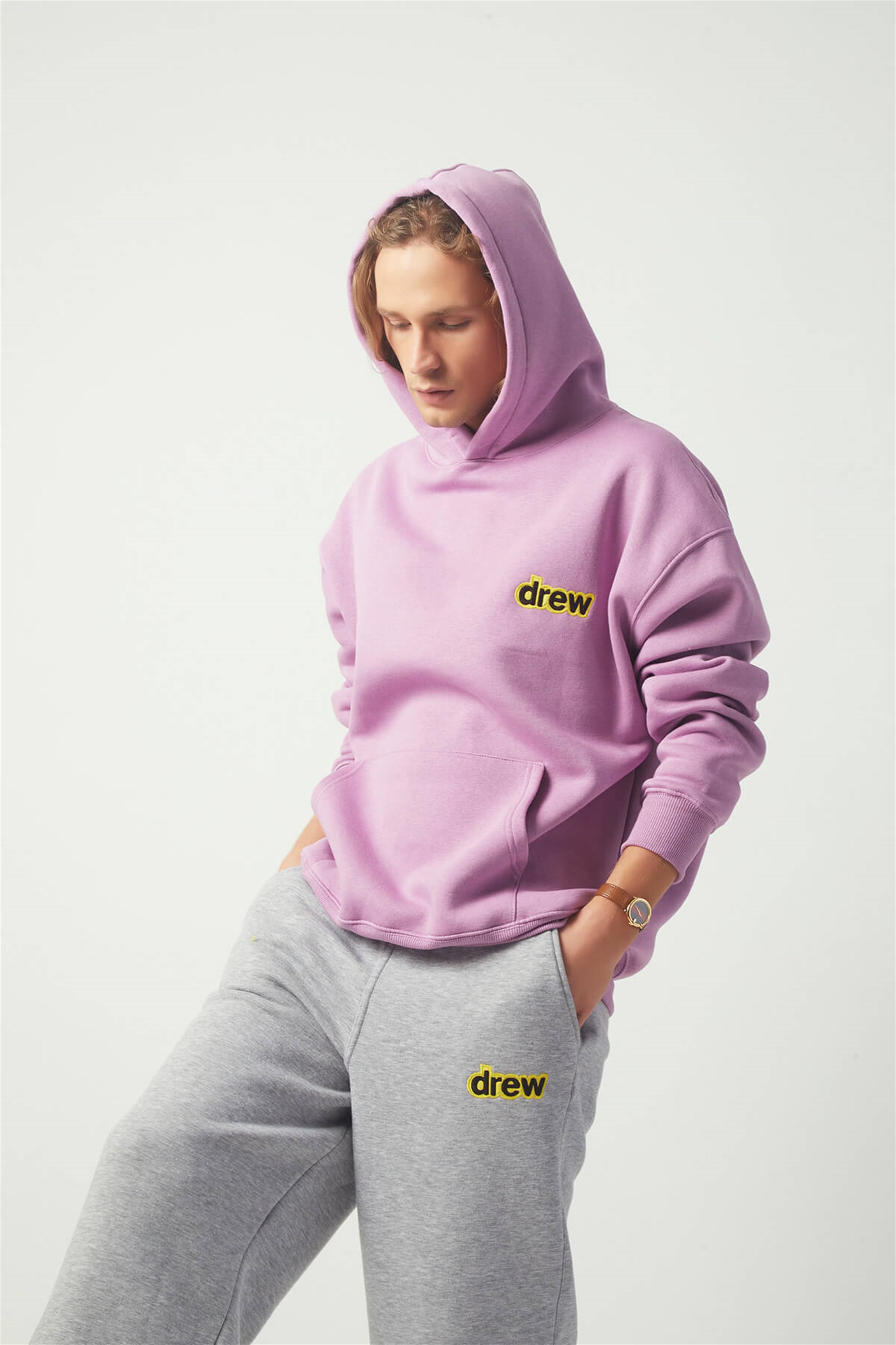 Trendiz Drew Bear Oversıze Sweatshirt Lila TR30008