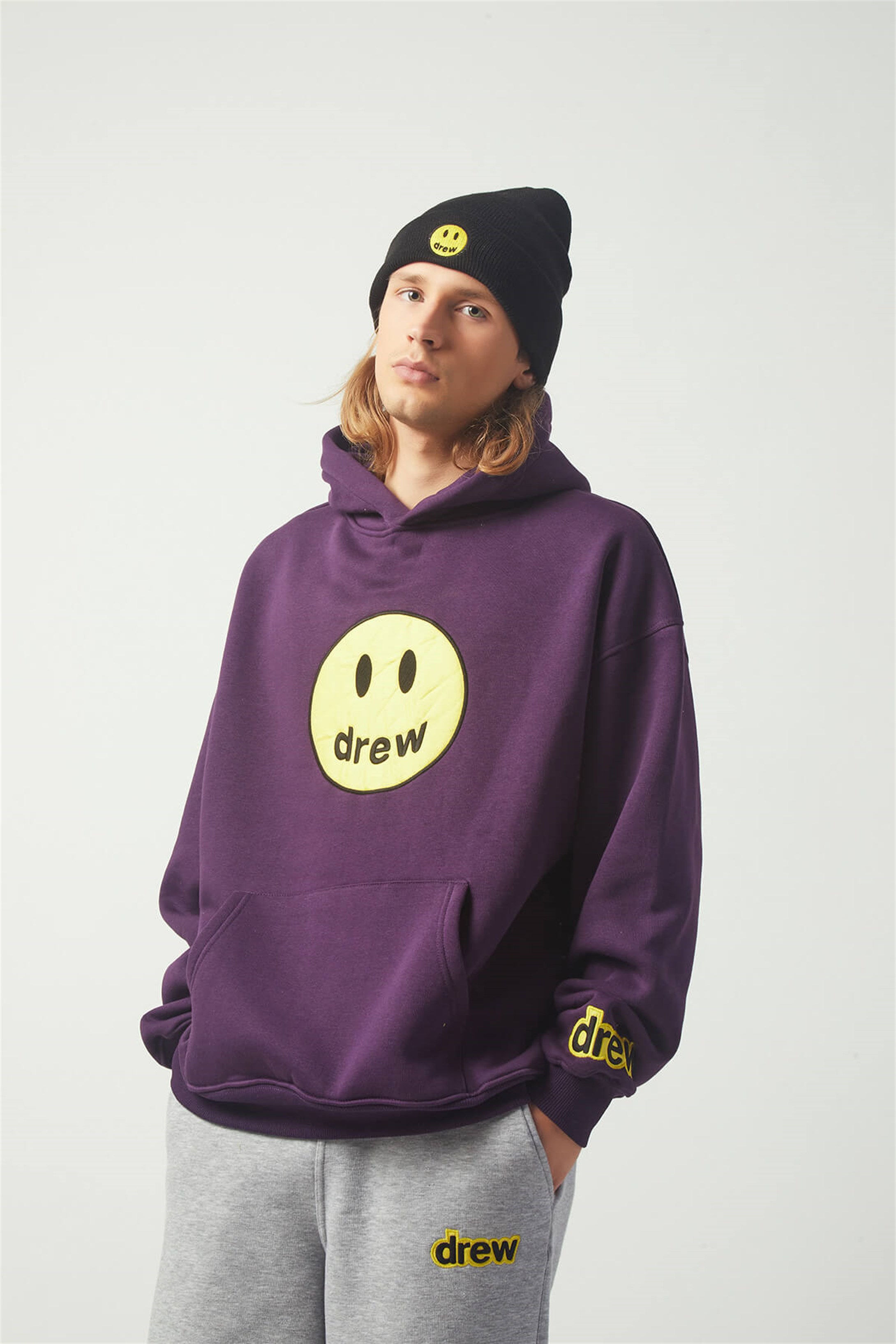 Trendiz Drew Oversıze Sweatshirt Mor TR30006