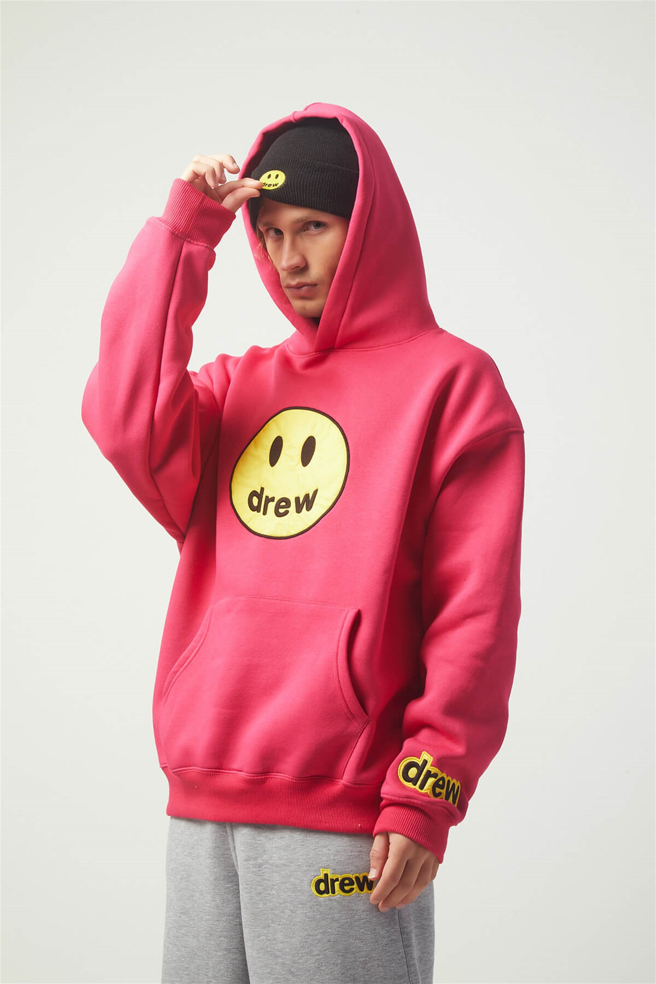 Trendiz Drew Oversıze Sweatshirt Pembe TR30007