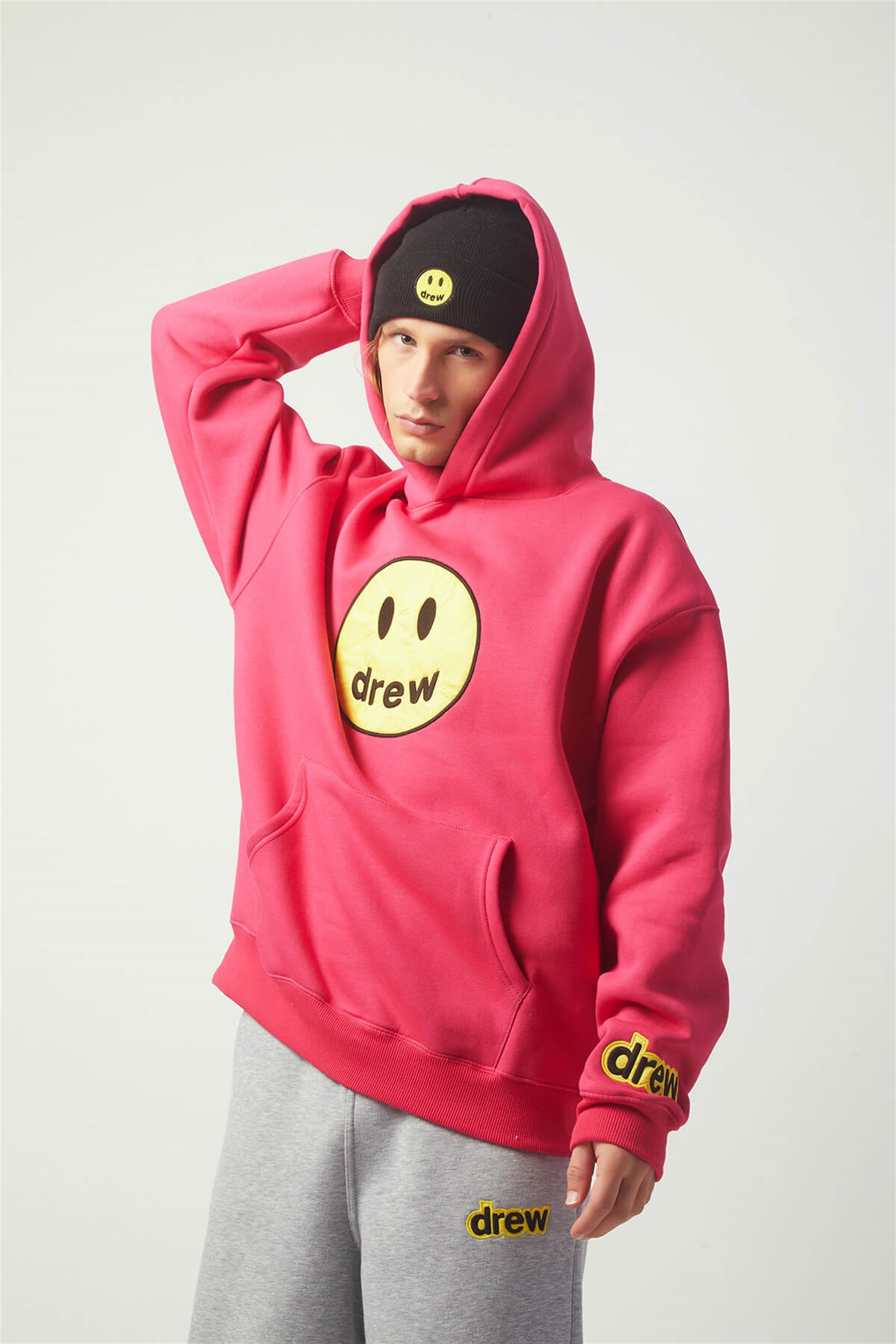 Trendiz Drew Oversıze Sweatshirt Pembe TR30007