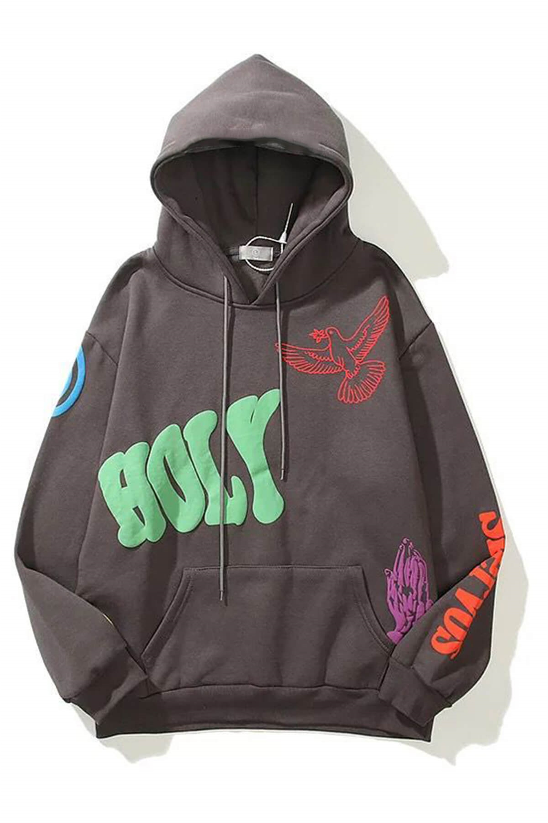 Trendiz Erkek Antrasit Holy Sweatshirt