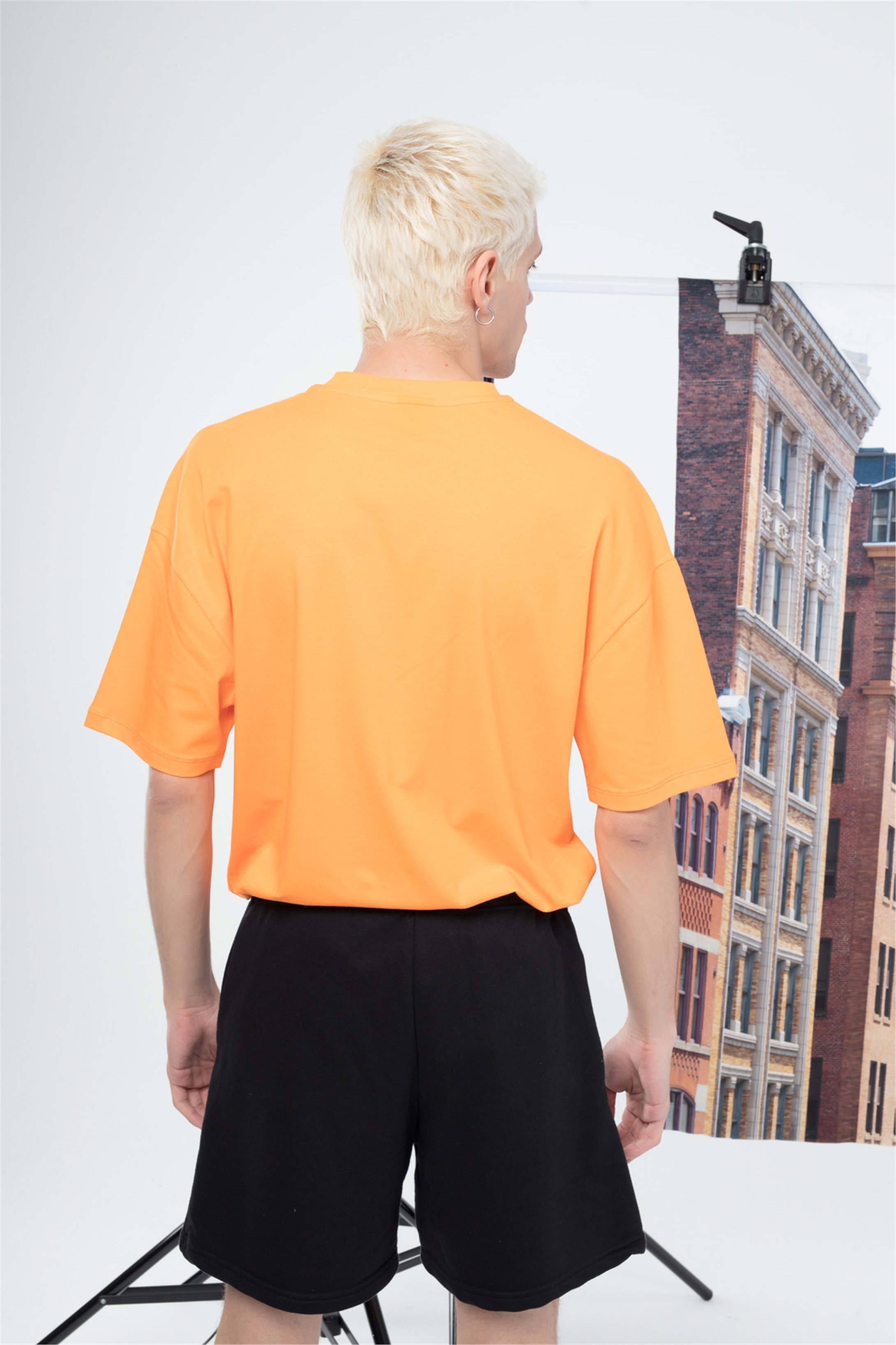 Trendiz Erkek Oversize Alt Üst Drew Takım Turuncu