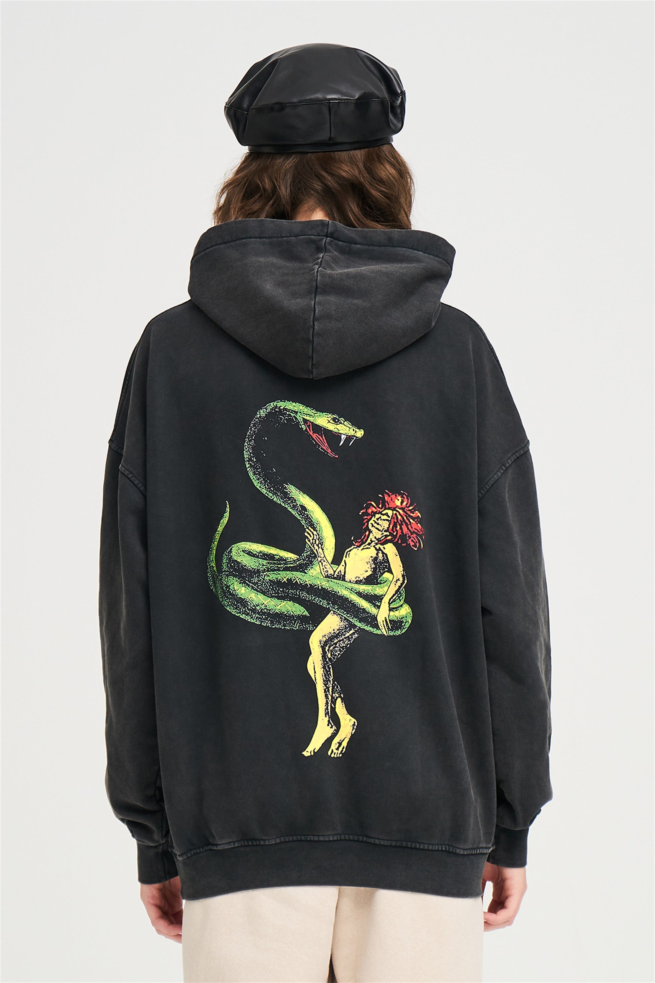 Trendiz Exclusive Venom Yıkamalı Sweatshirt