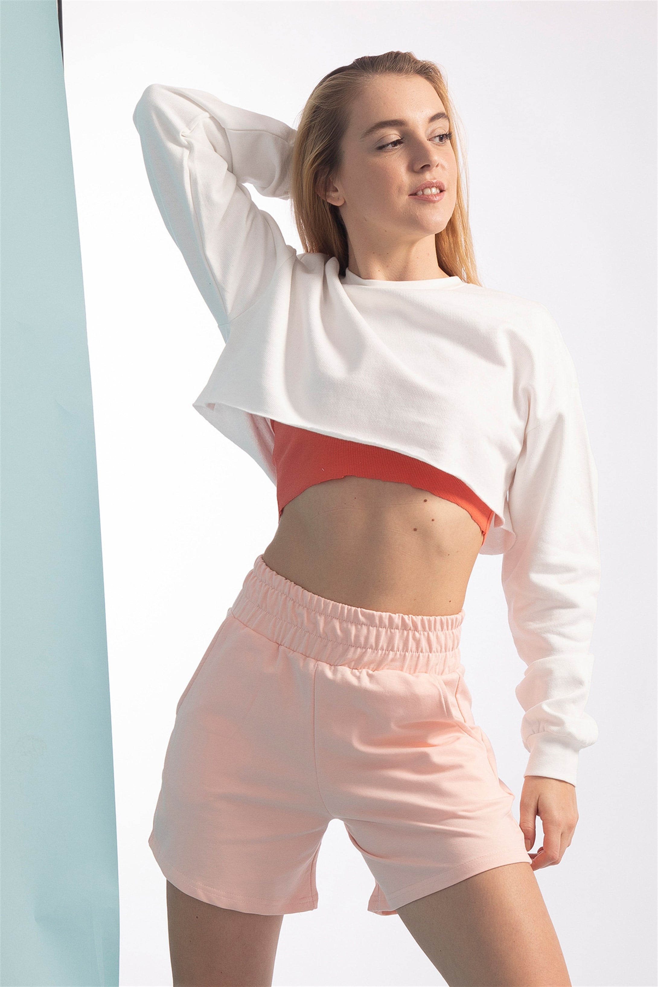 Trendiz Kadın Basic Şort  Pembe TRKBS1