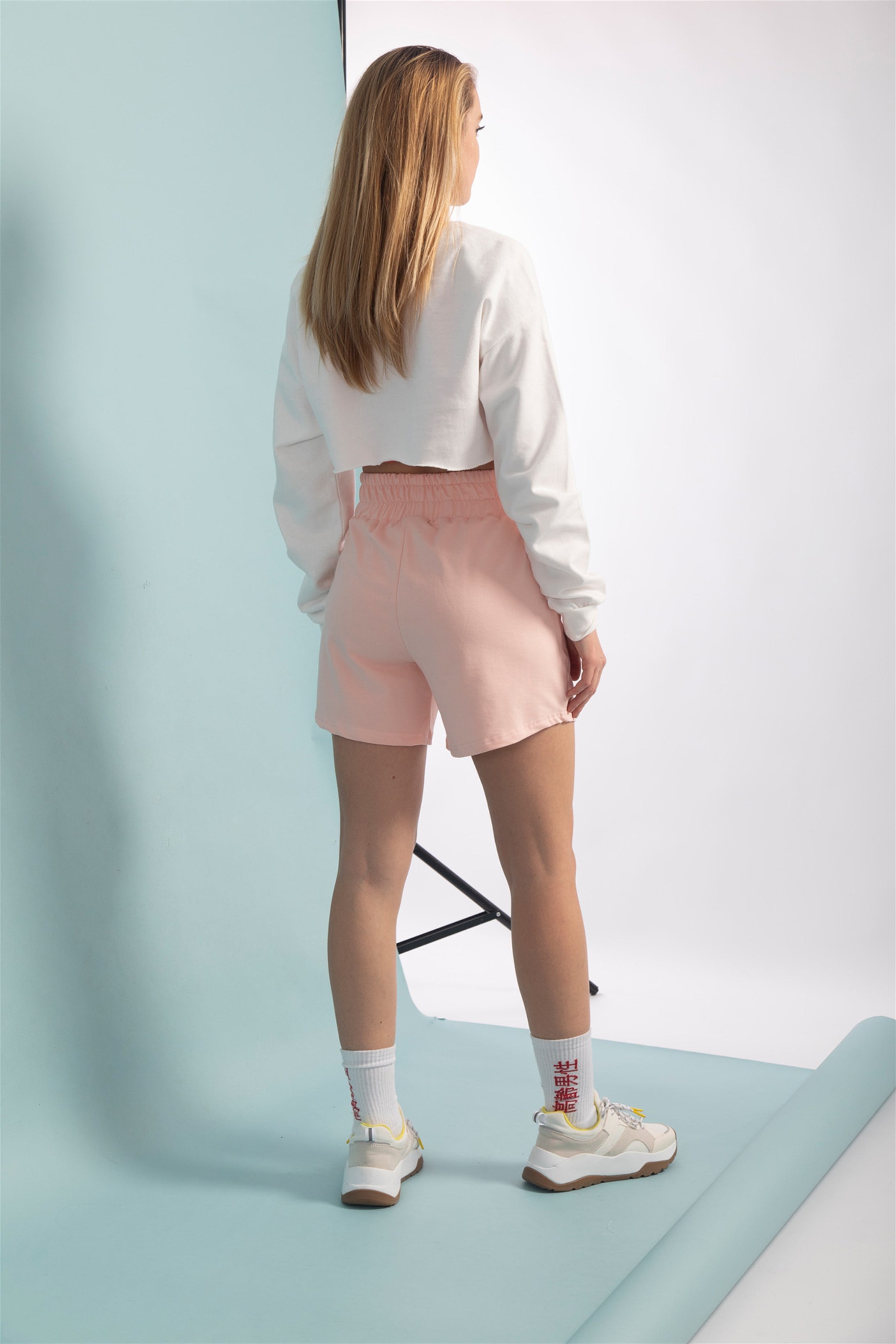 Trendiz Kadın Basic Şort  Pembe TRKBS1