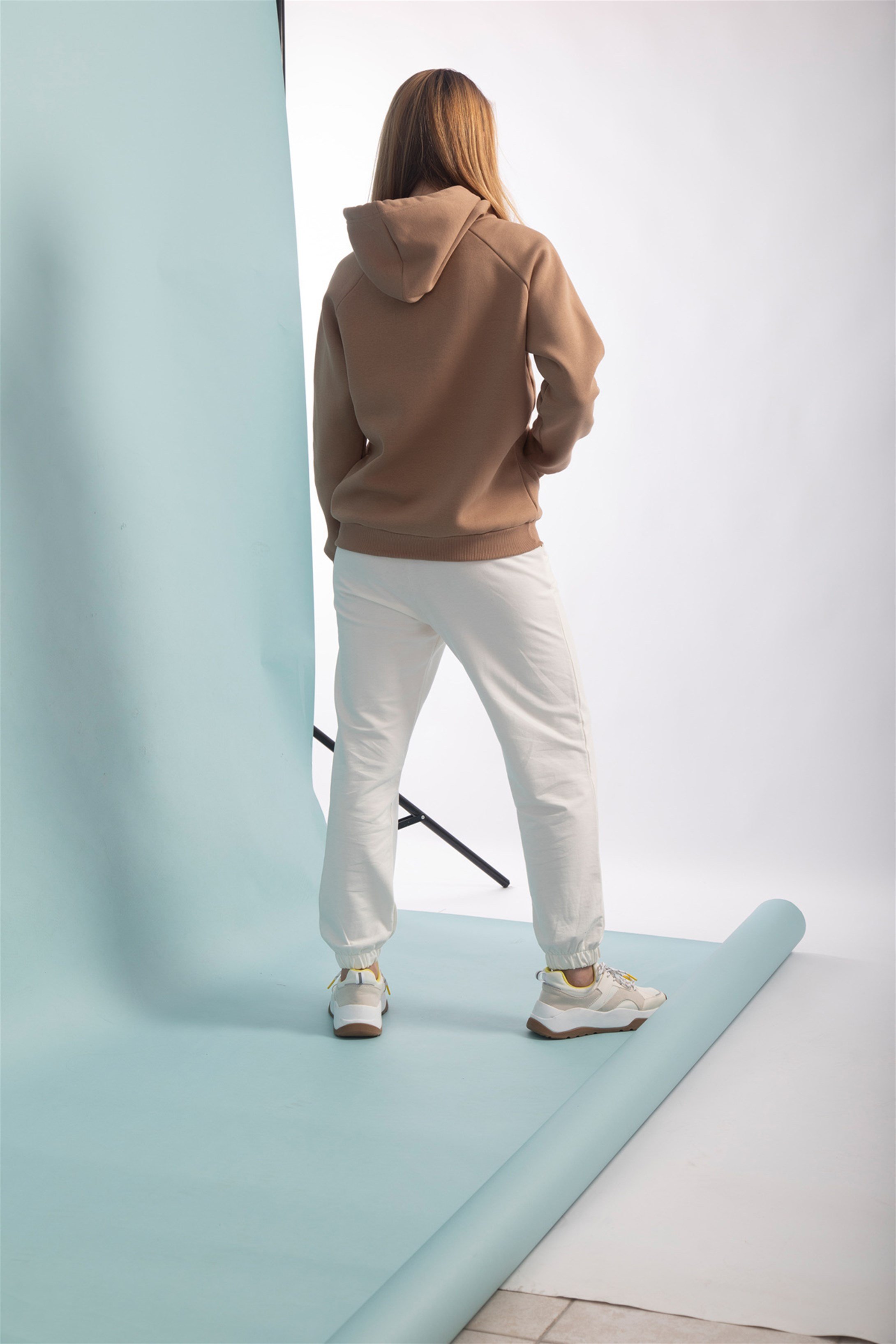 Trendiz Kadın Basic Sweatshirt Kahverengi