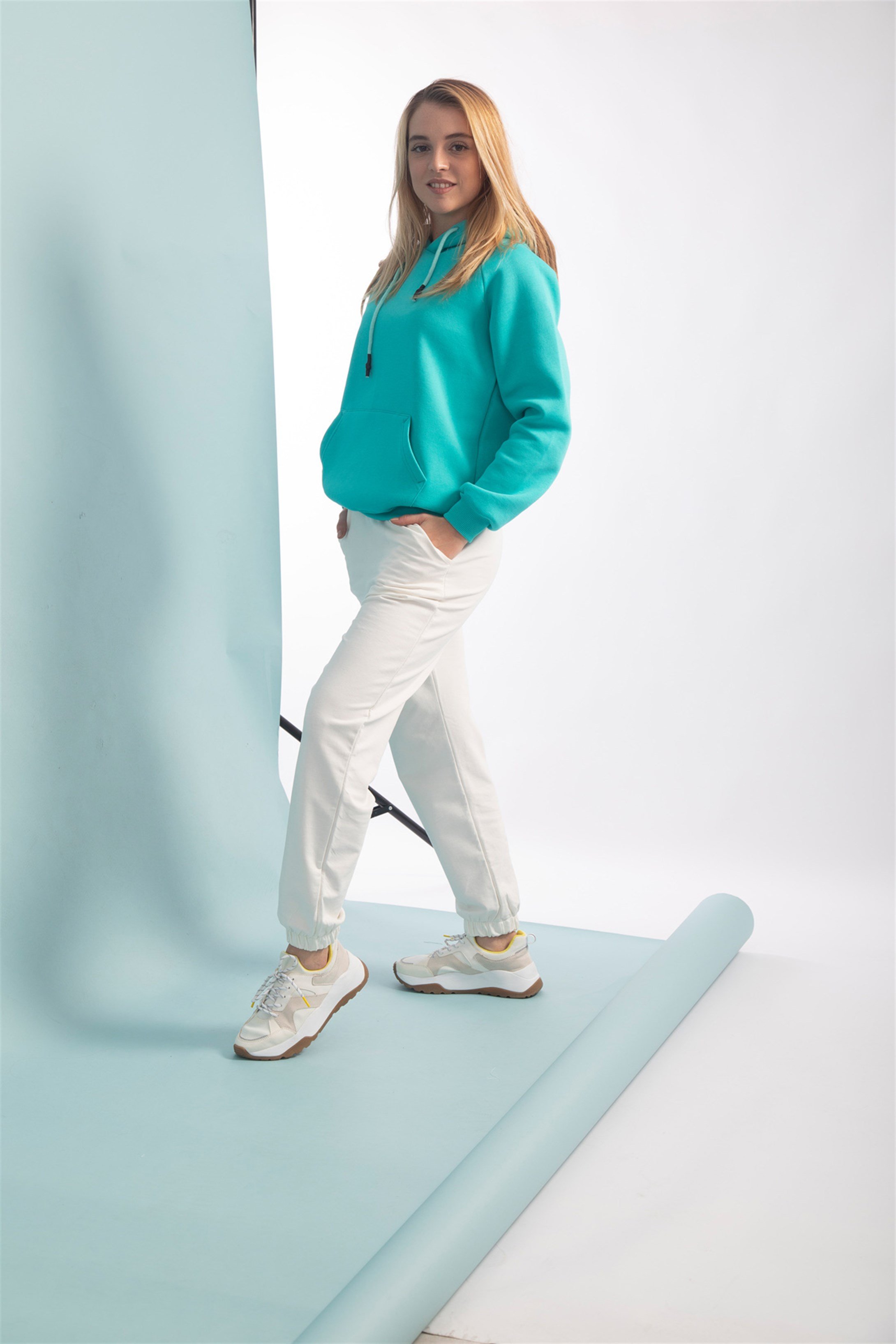 Trendiz Kadın Basic Sweatshirt Mint