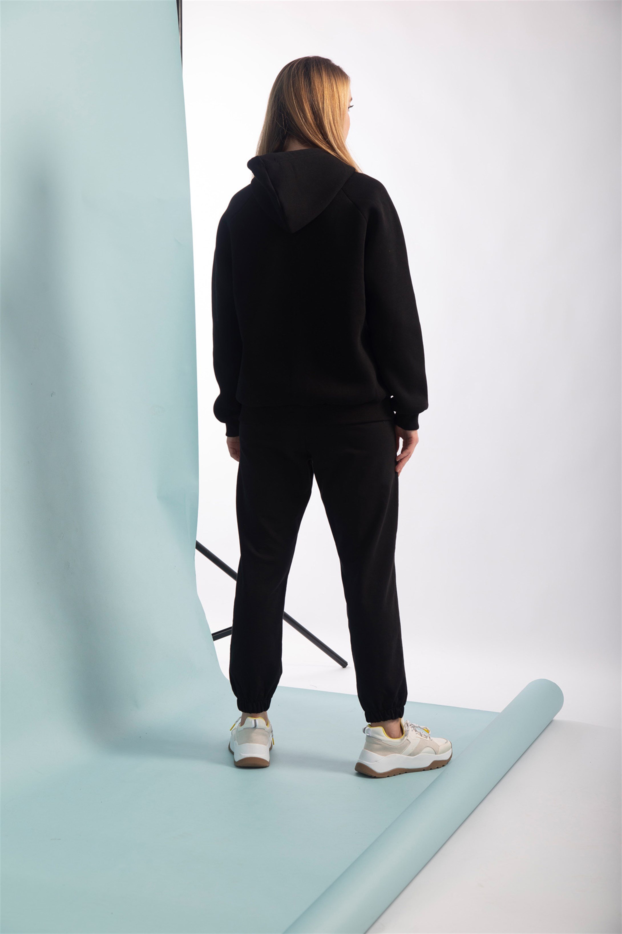 Trendiz Kadın Basic Sweatshirt Siyah