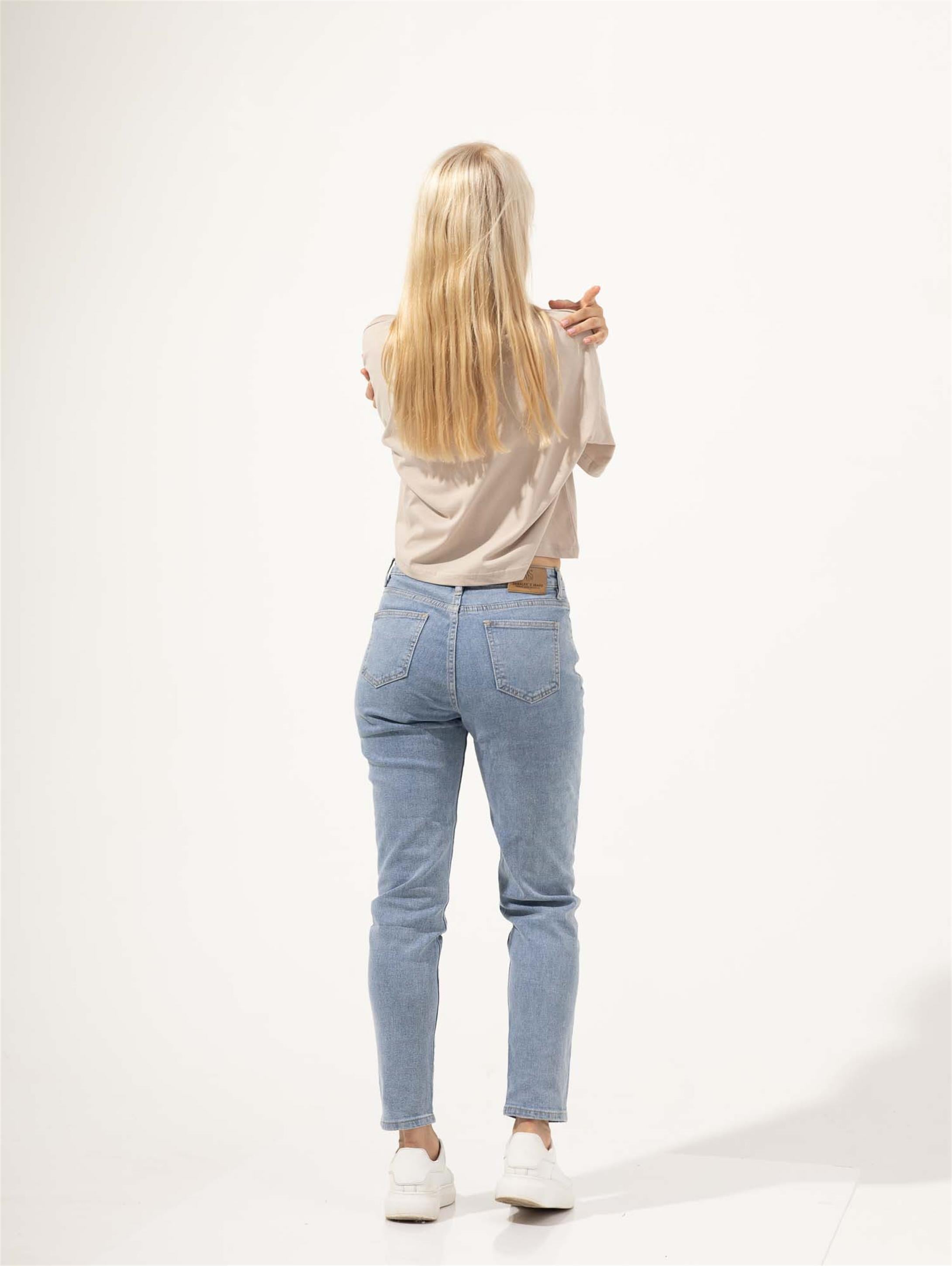 Trendiz Kadın Crop Tshirt Bej