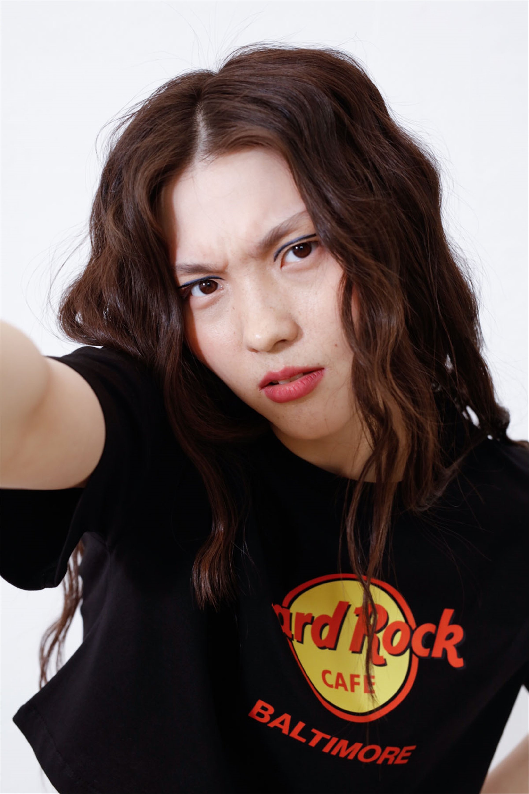 Trendiz Kadın Hard Rock Baltimore Crop Siyah